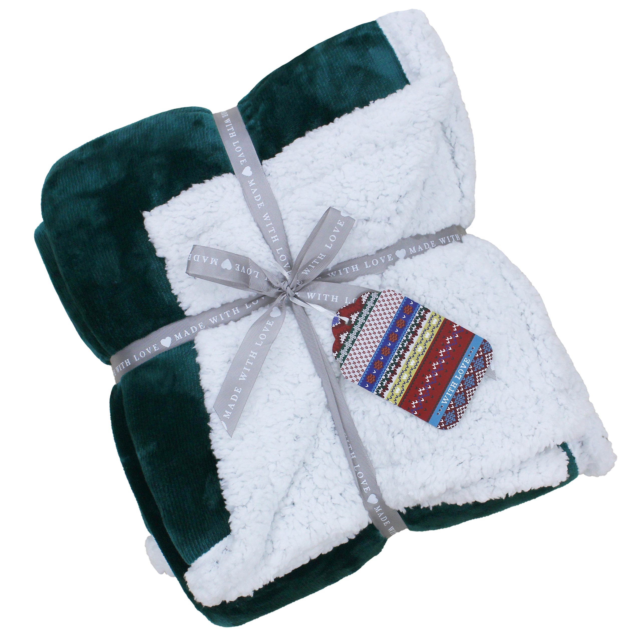 Lux Sherpa Fleece Throw