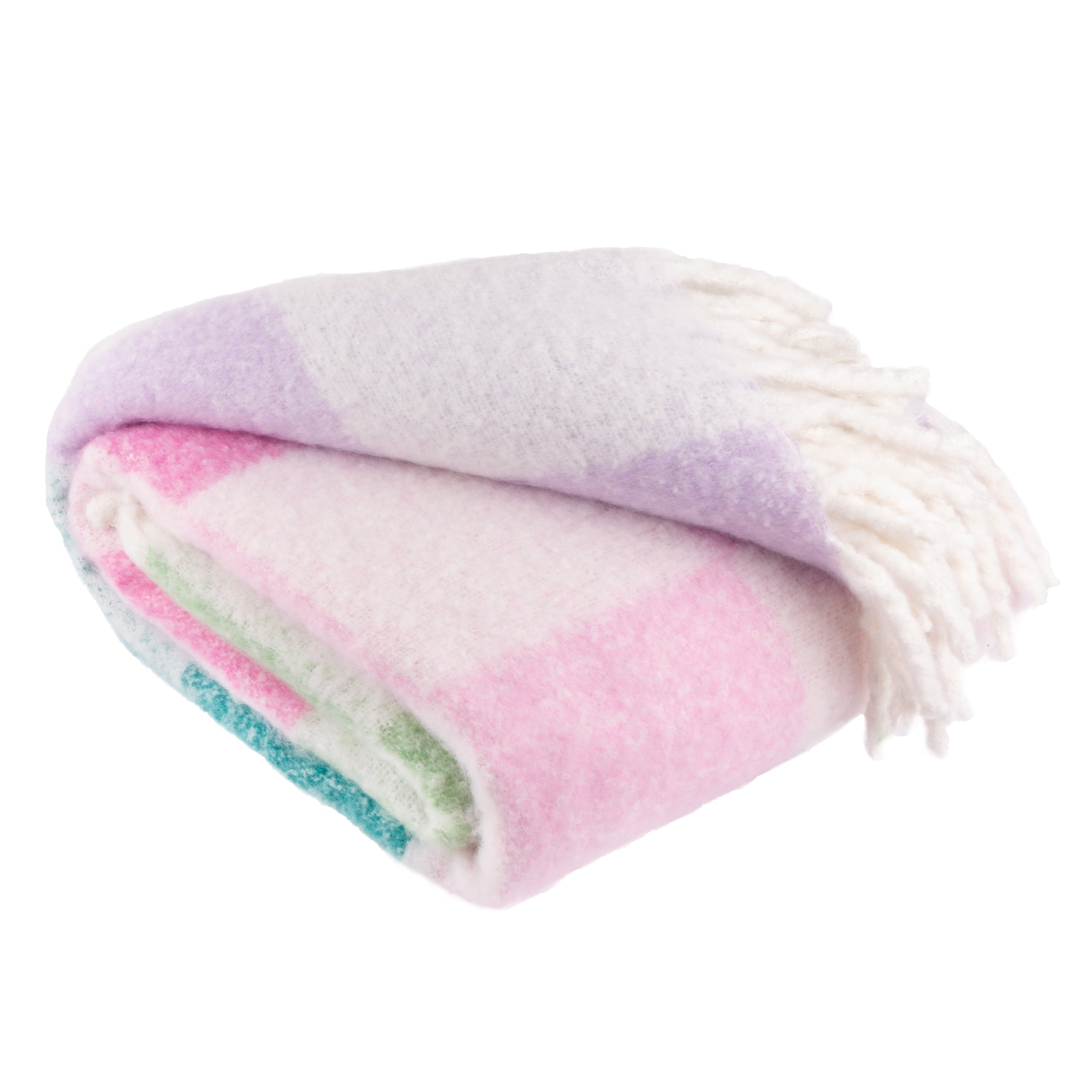 Maisie Checked Tasselled Throw