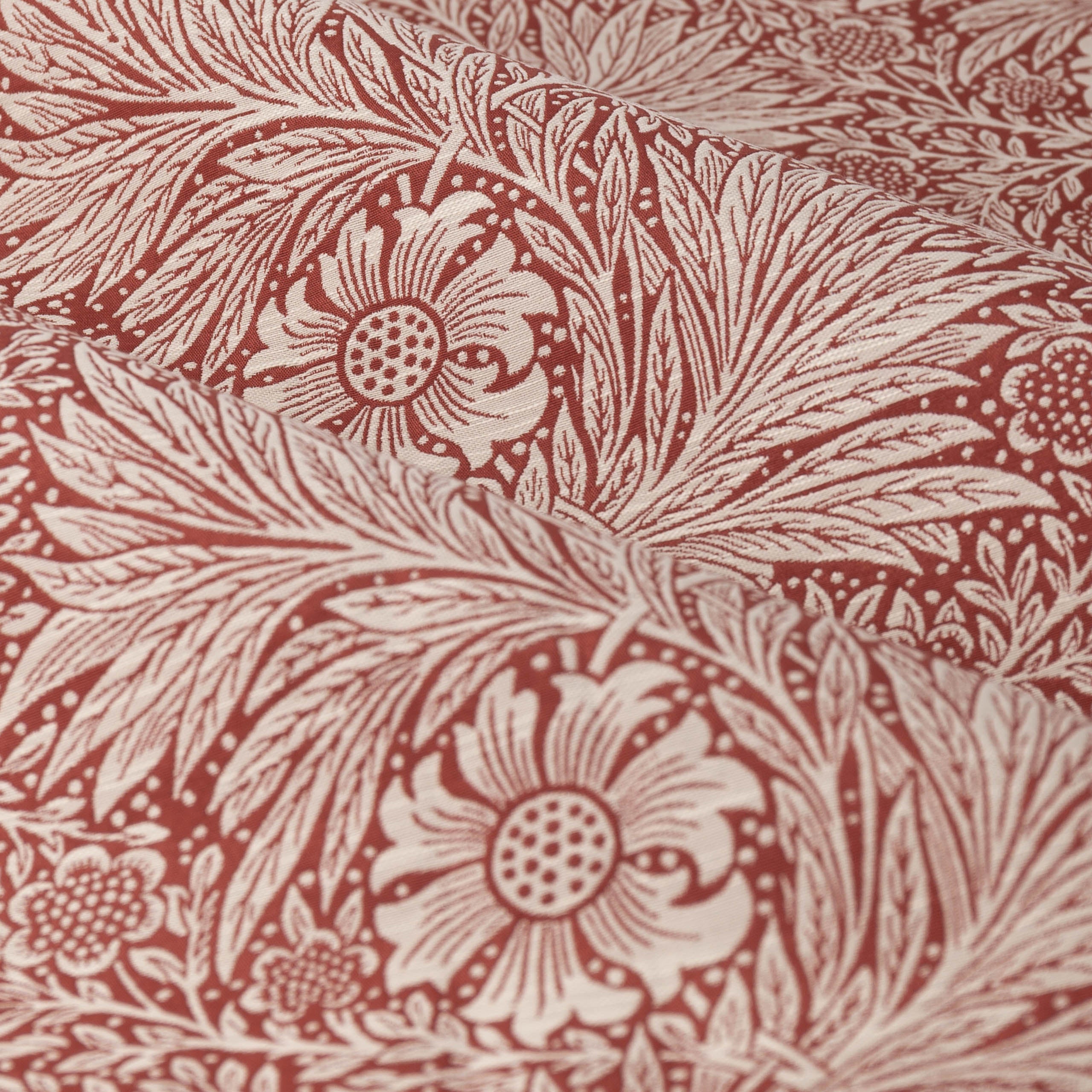 Marigold Floral Jacquard Pencil Pleat Curtains