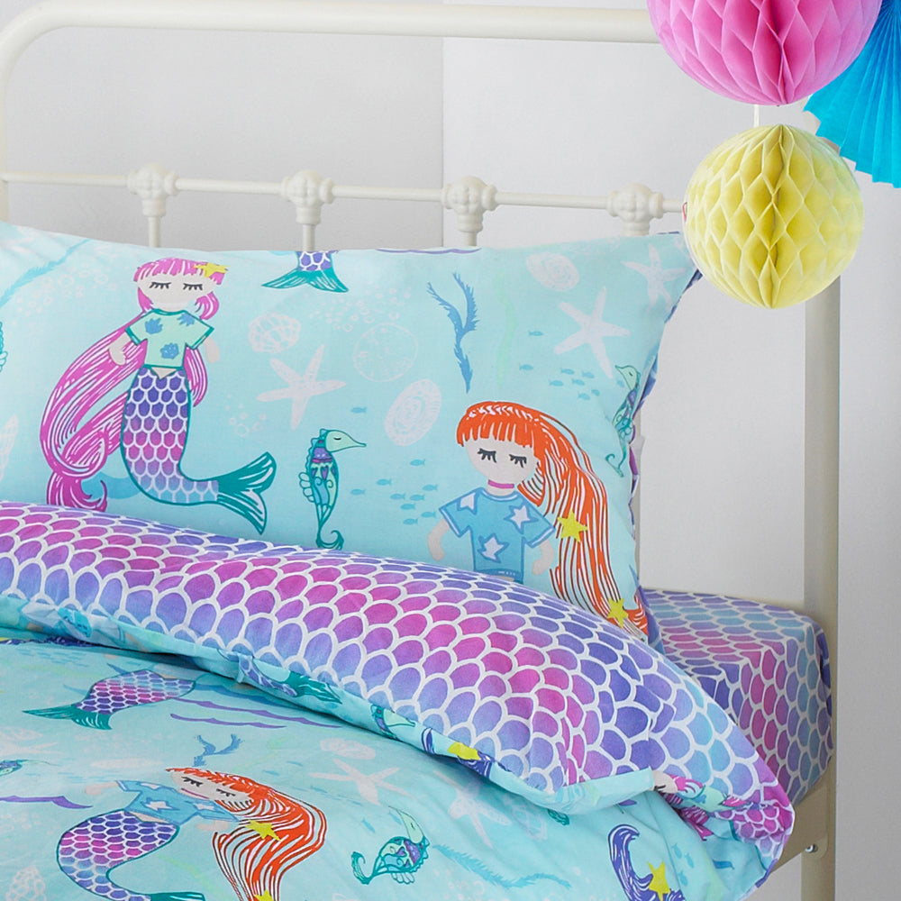 Mermaid Kids Duvet Cover Set