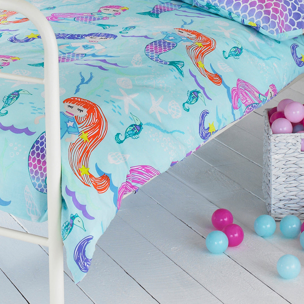 Mermaid Kids Duvet Cover Set