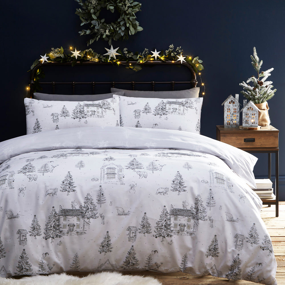 Midwinter Toile Duvet Cover Set
