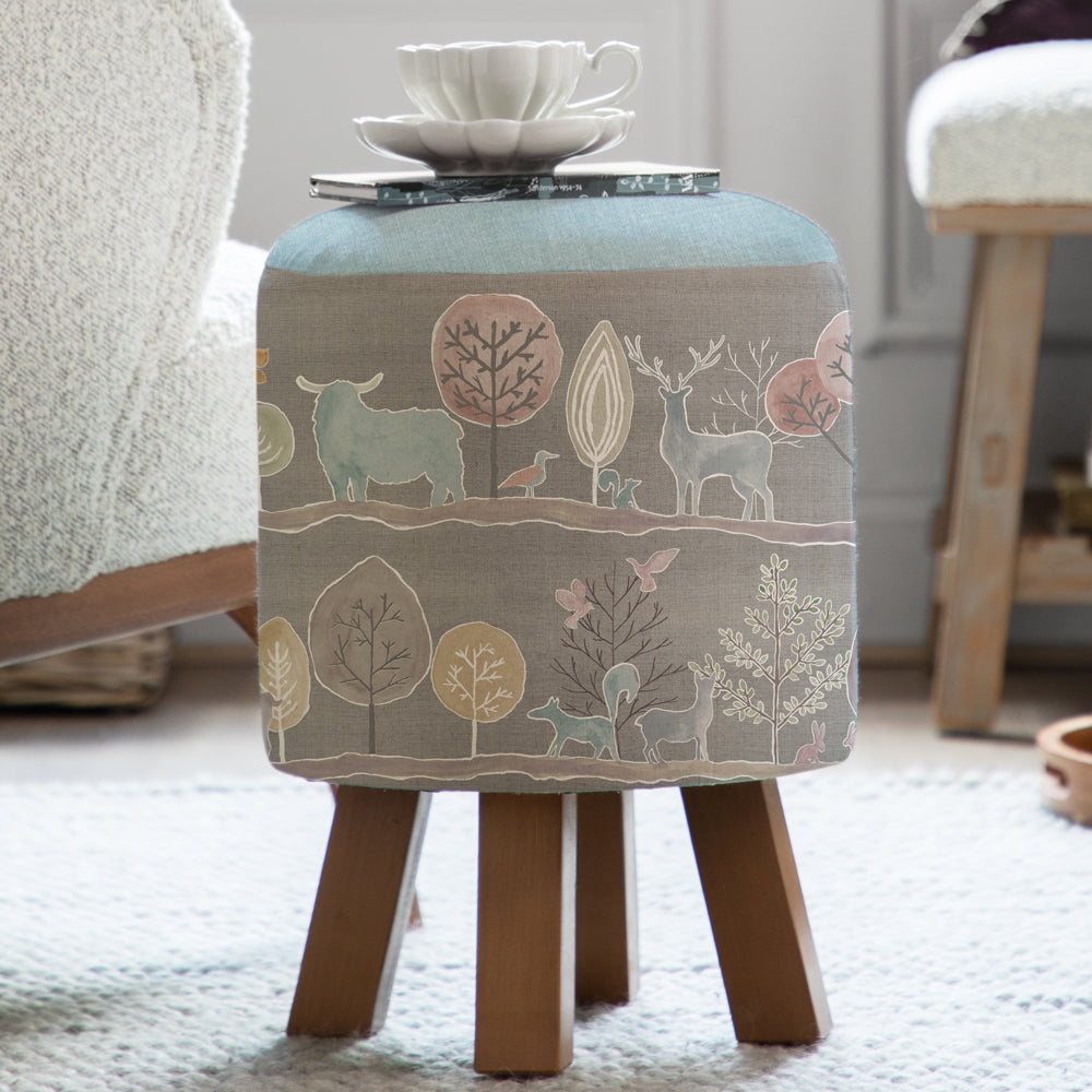 Ariundle Monty Round Footstool