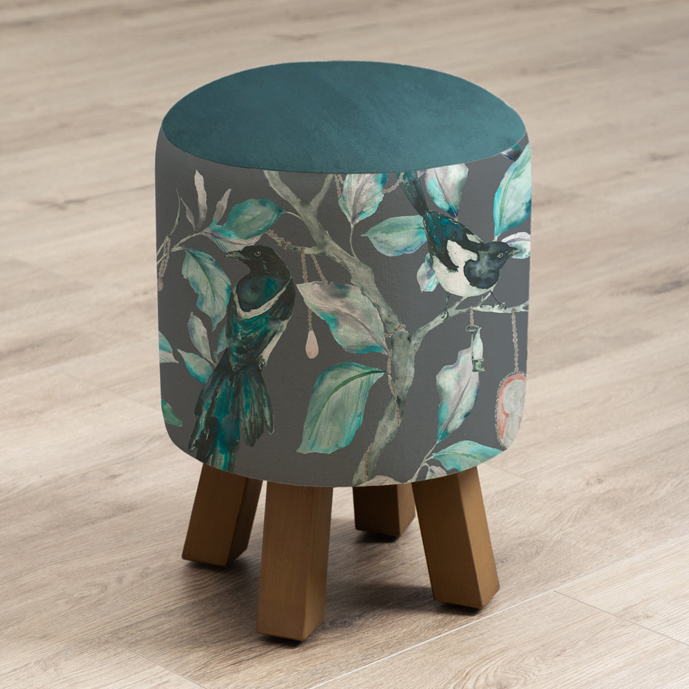 Collector Monty Round Footstool