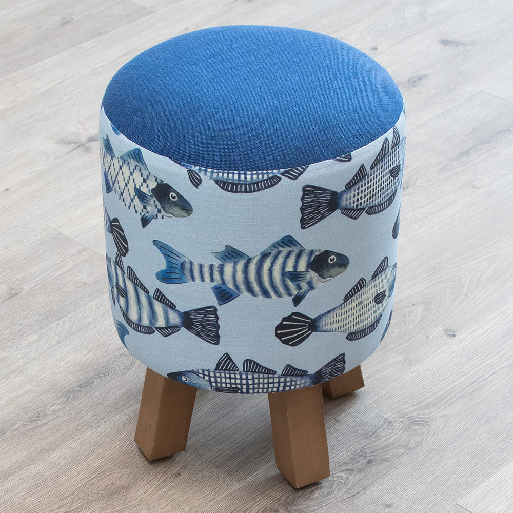 Cove Monty Round Footstool