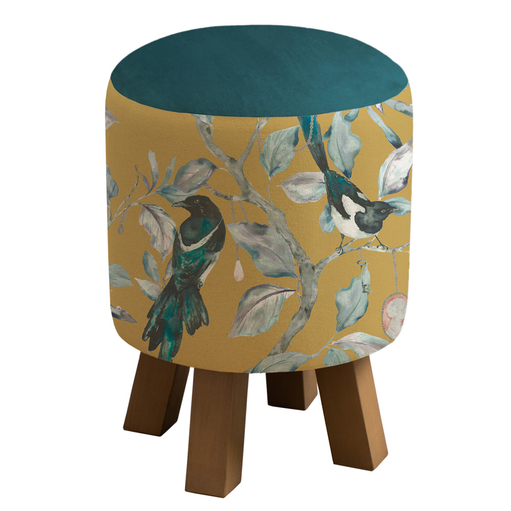 Collector Monty Round Footstool