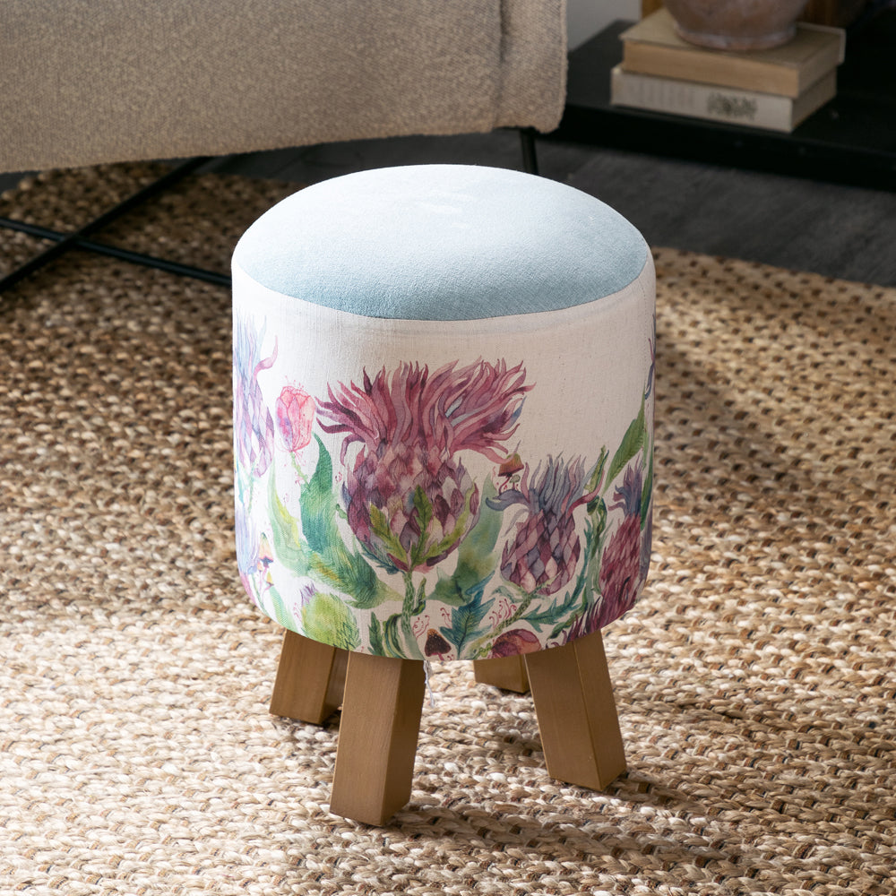 Fairytale Bristles Monty Round Footstool