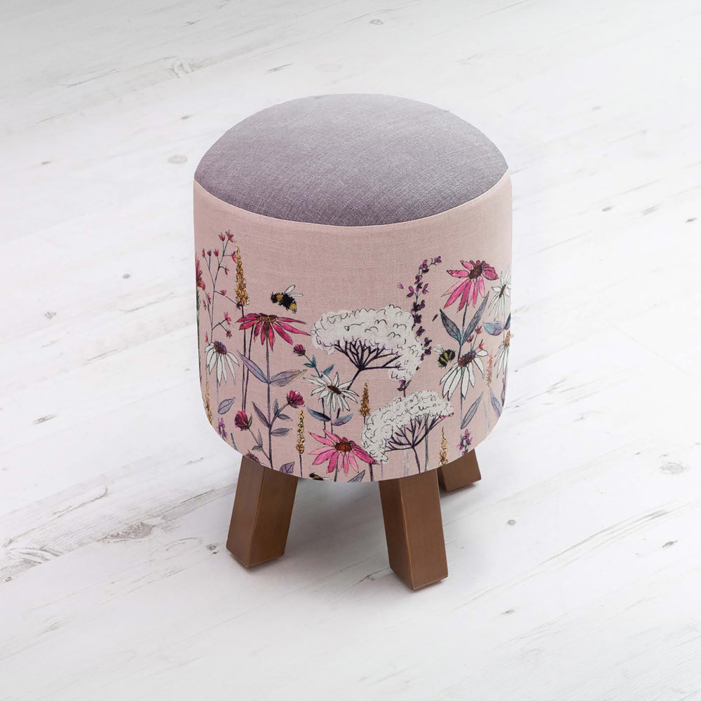 Hermione Monty Round Footstool