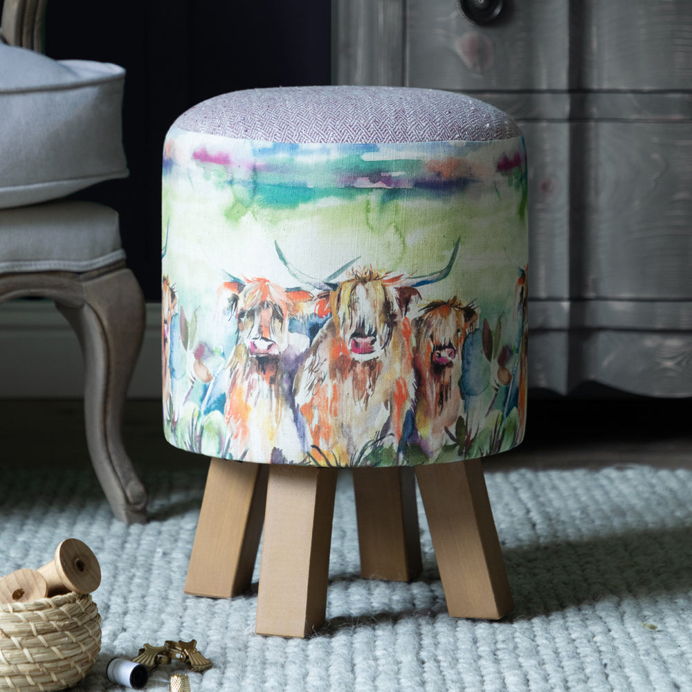 Heilan Herd Monty Round Footstool