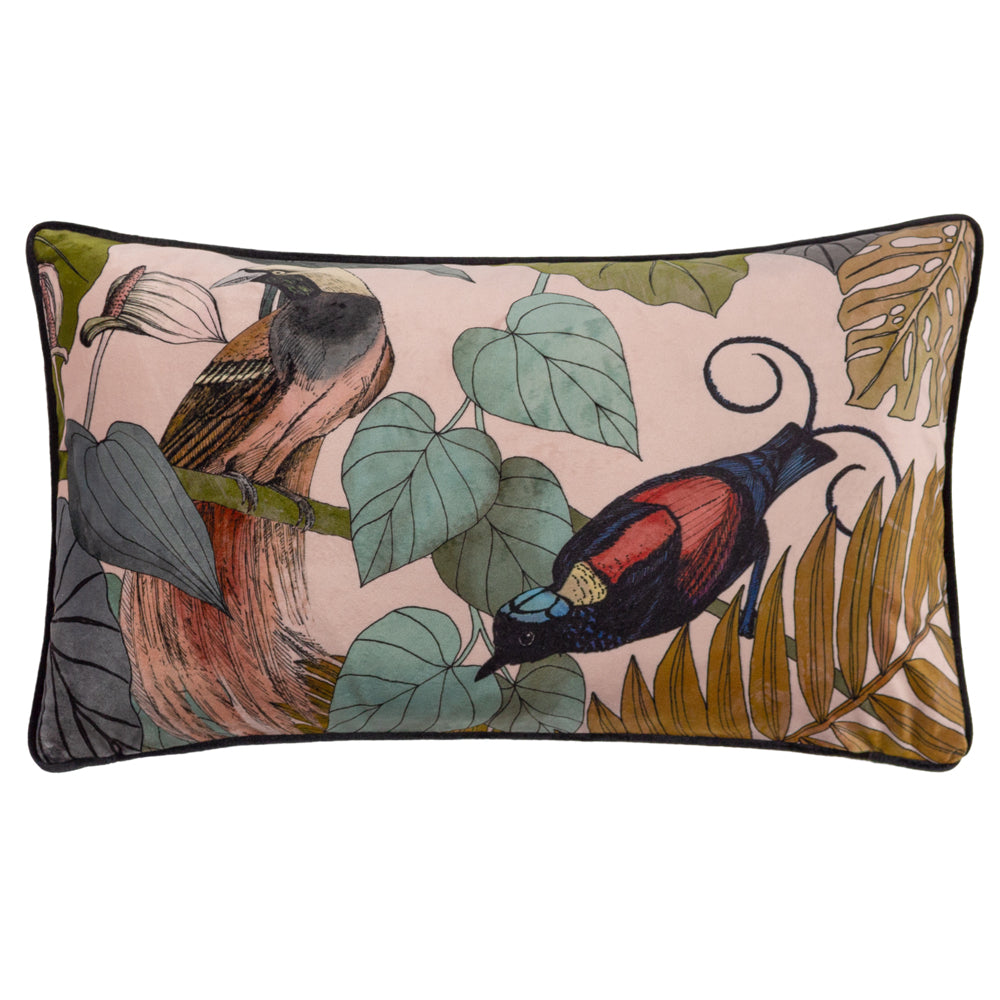 Moriyo Piped Velvet Cushion