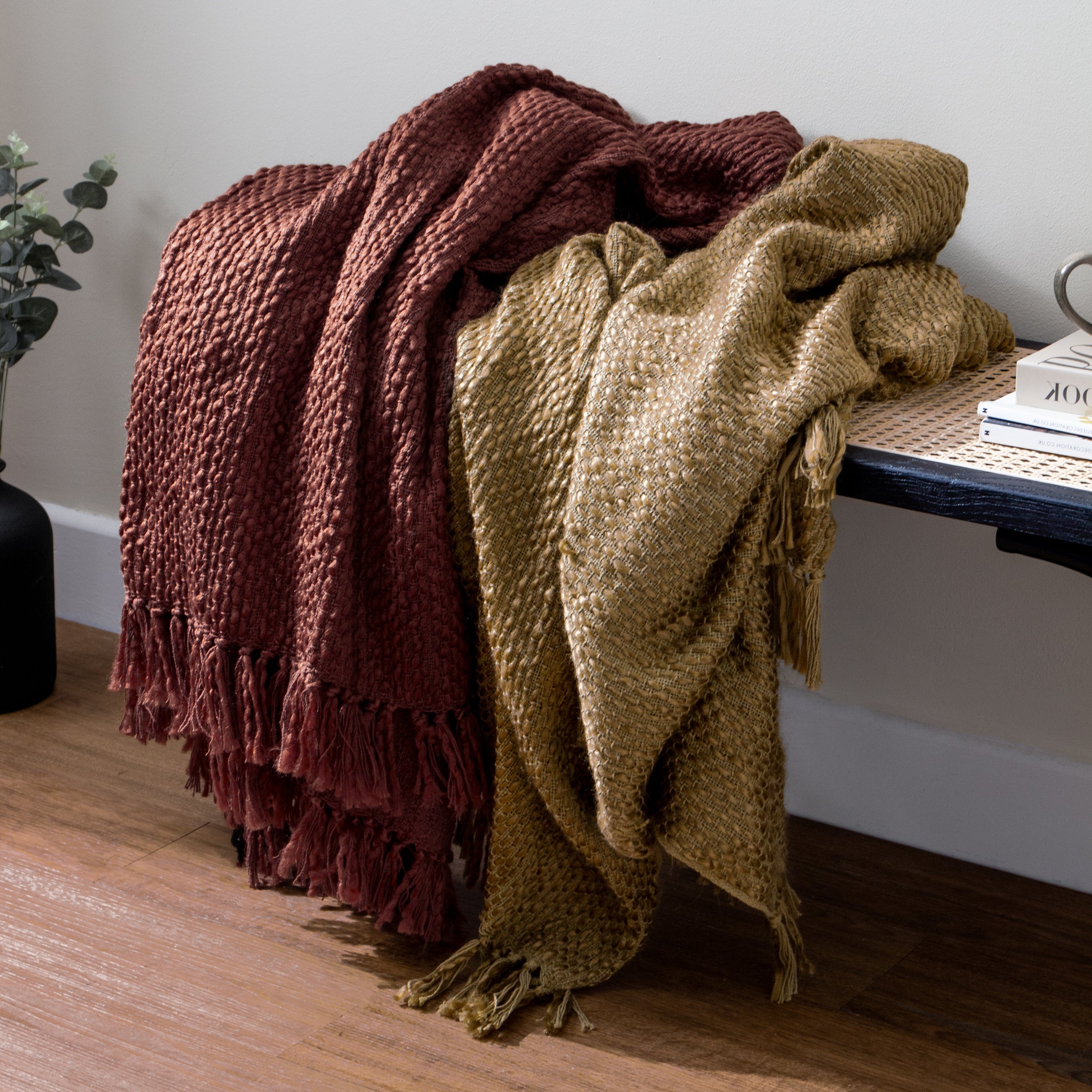Morni Woven Fringed Throw