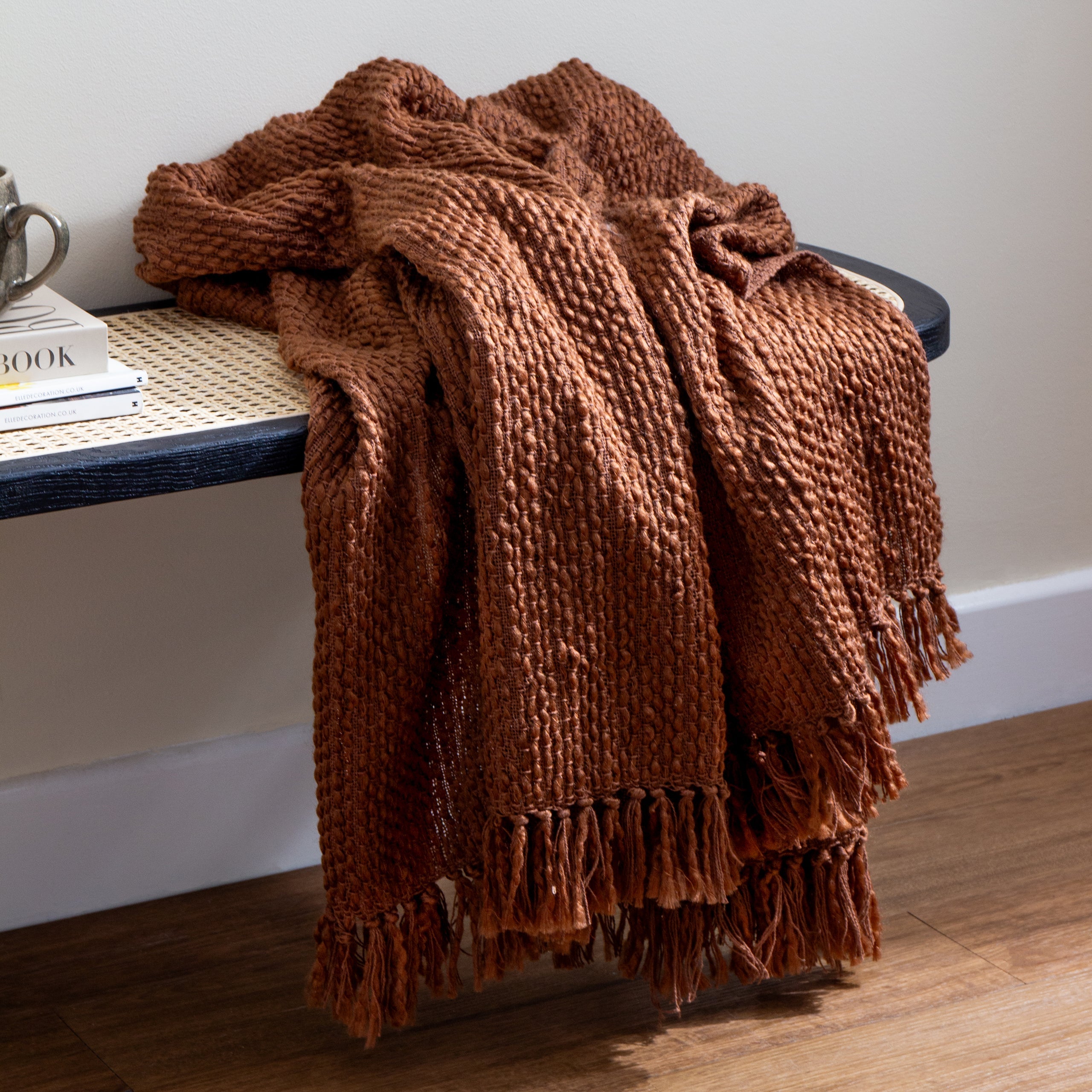 Morni Woven Fringed Throw