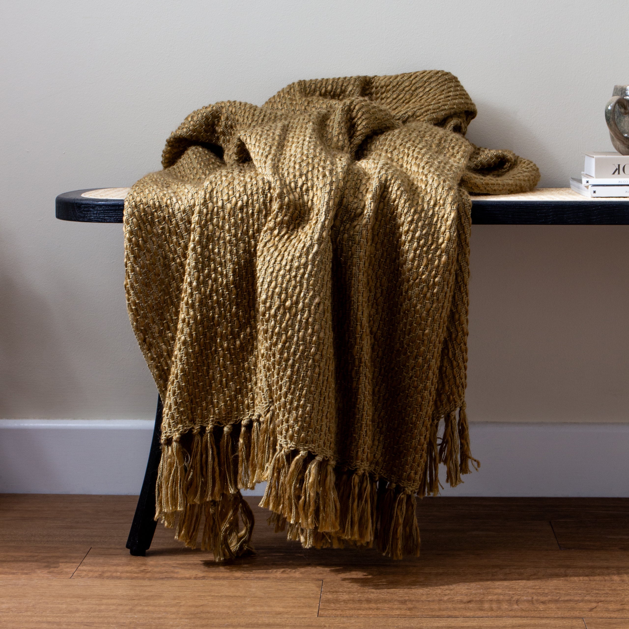 Morni Woven Fringed Throw