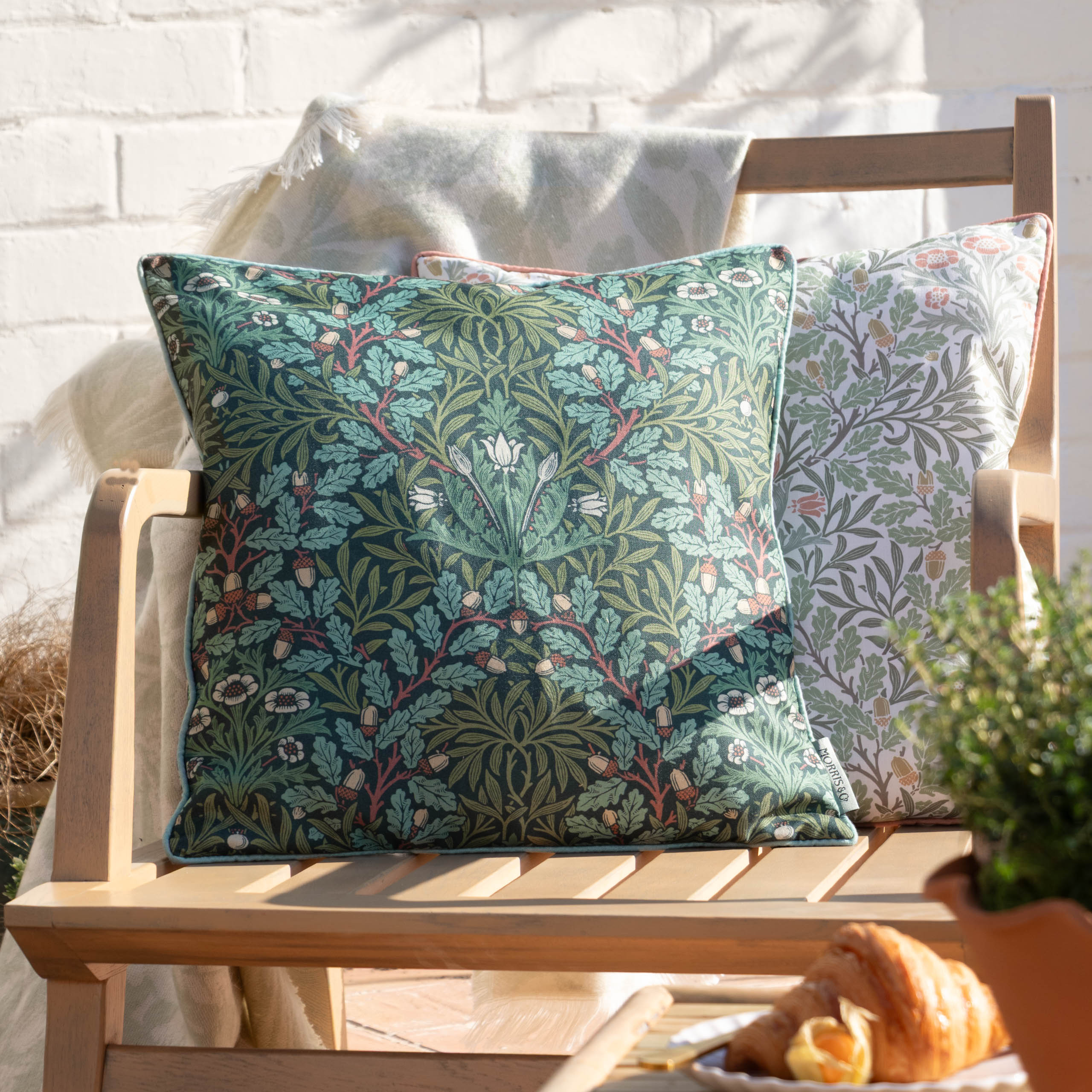 Multi Acorn Printed Outdoor Cushion