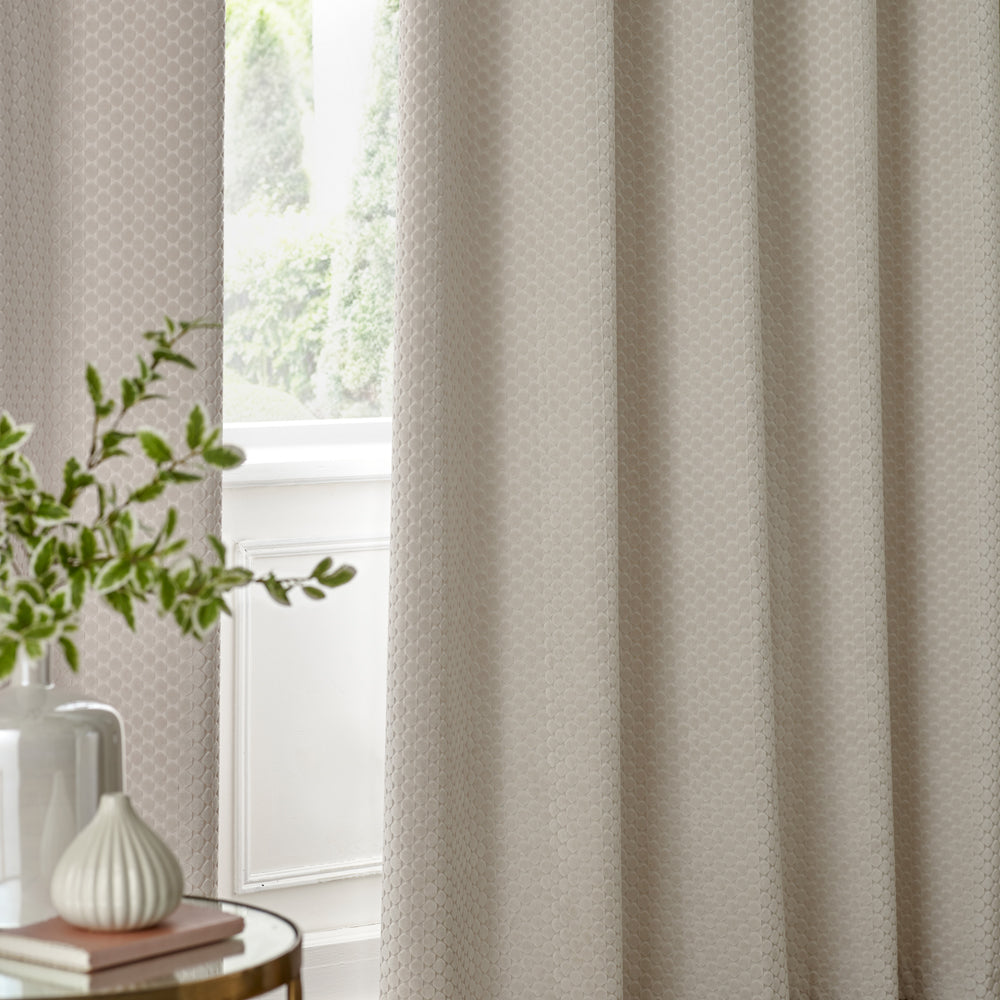 Neptune Velvet Room Darkening Eyelet Curtains