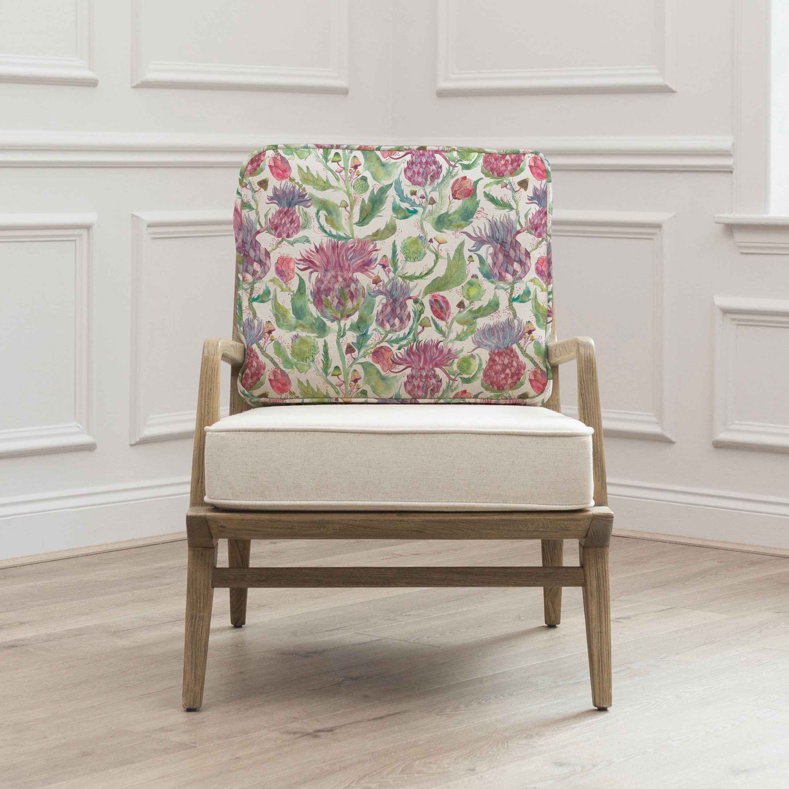 Fairytale Bristles Printed Idris Chair