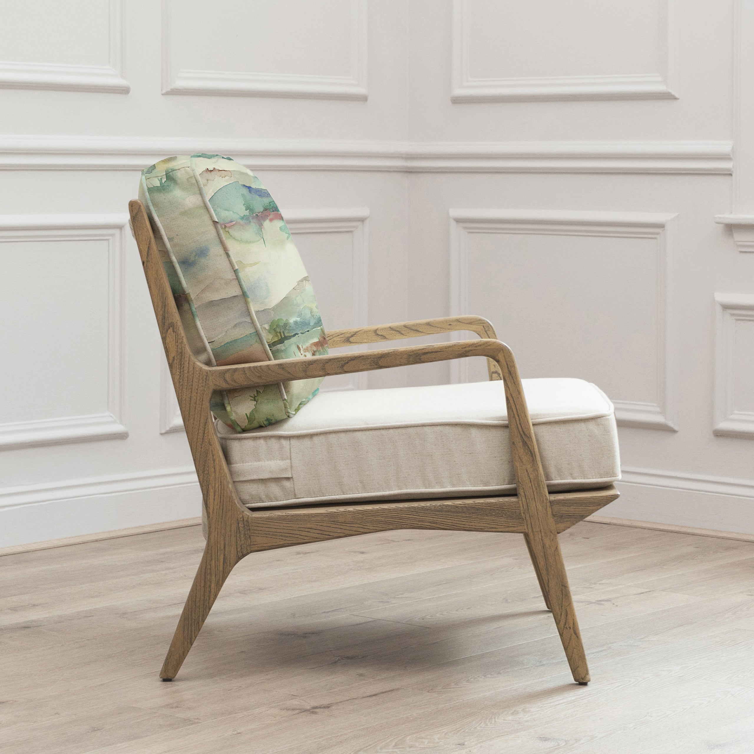 Russet Shores Printed Idris Chair