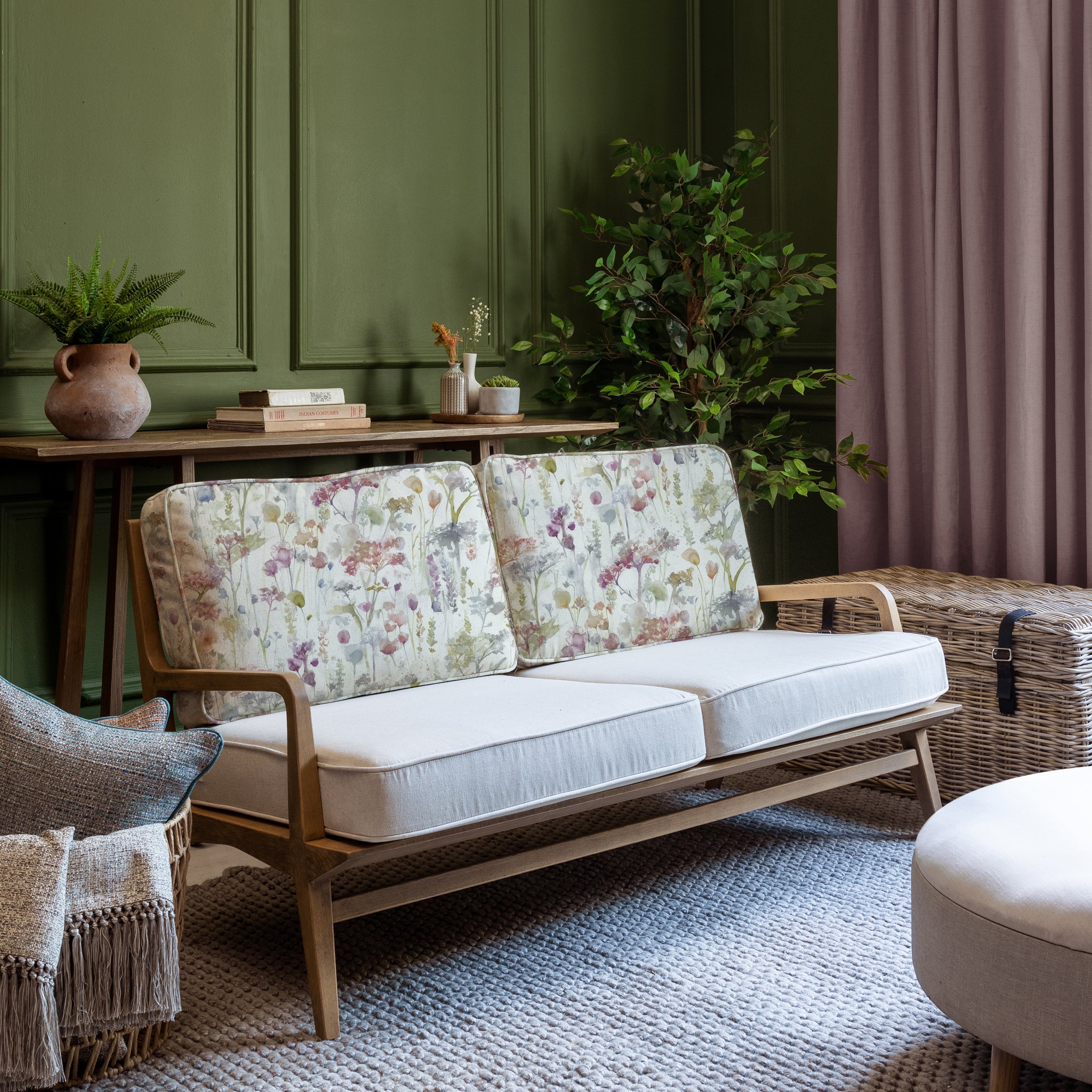 Ilinzas Printed Idris 2-Seater Sofa