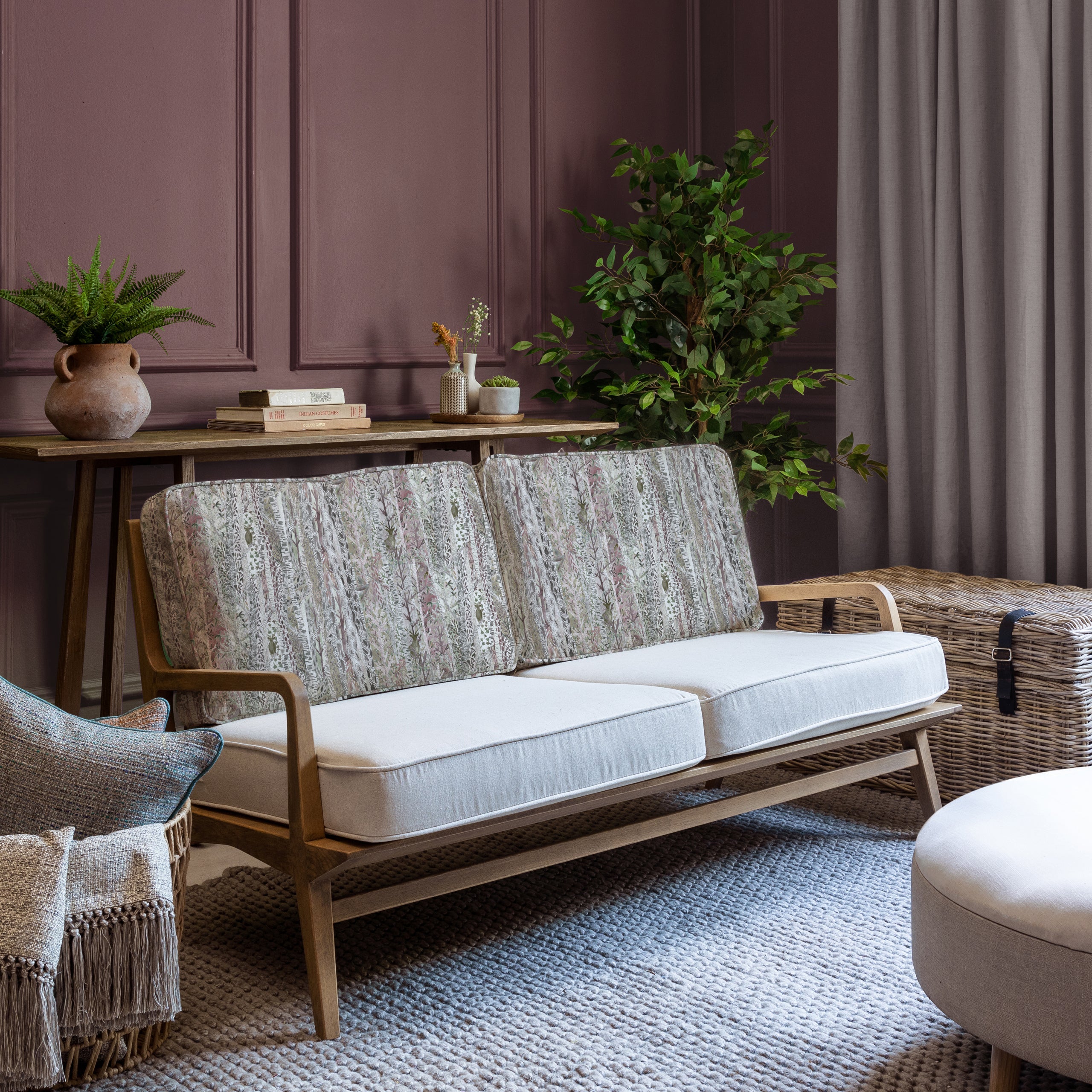 Whimsical Tale Printed Idris 2-Seater Sofa