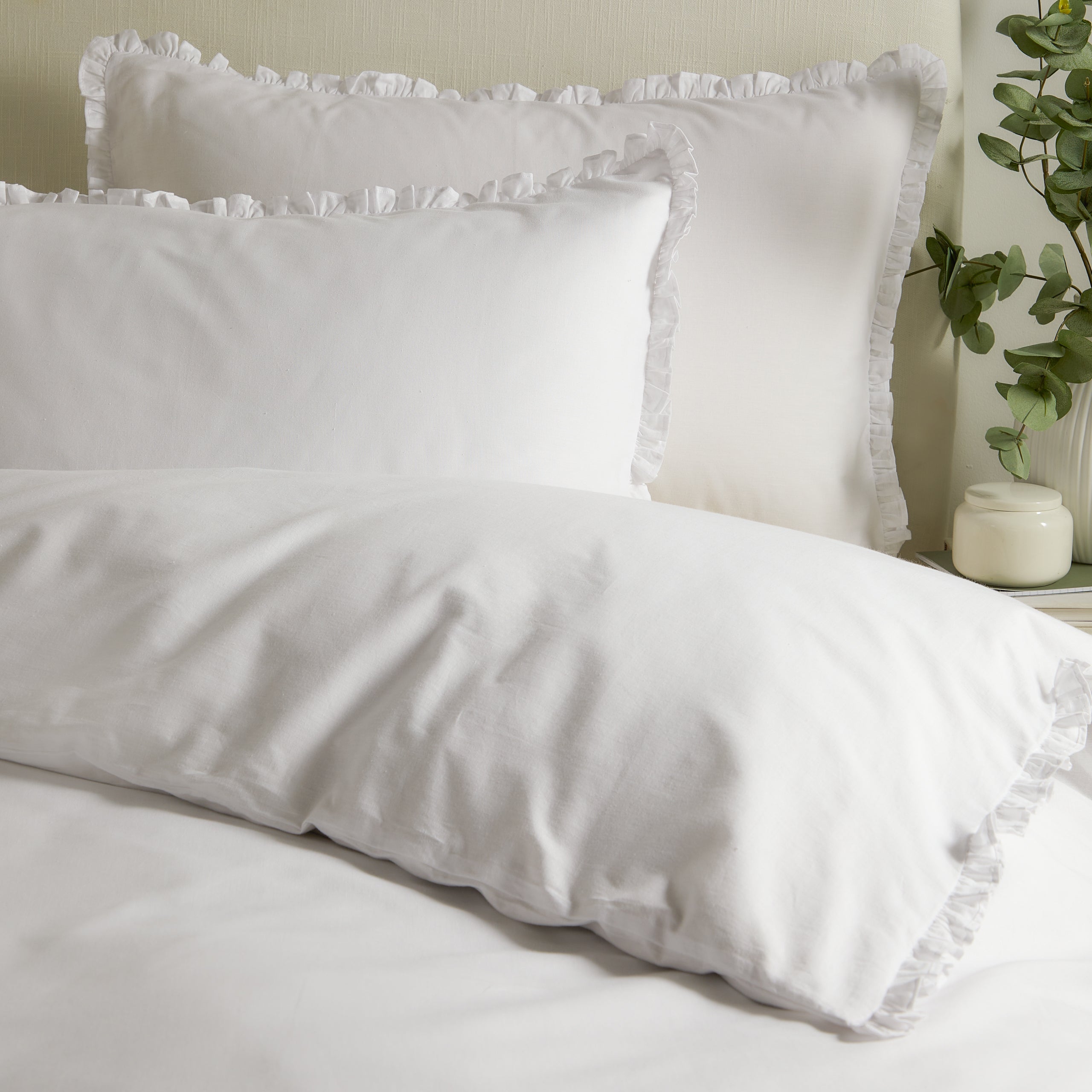 Tilly 100% Cotton Ruffle Duvet Cover Set
