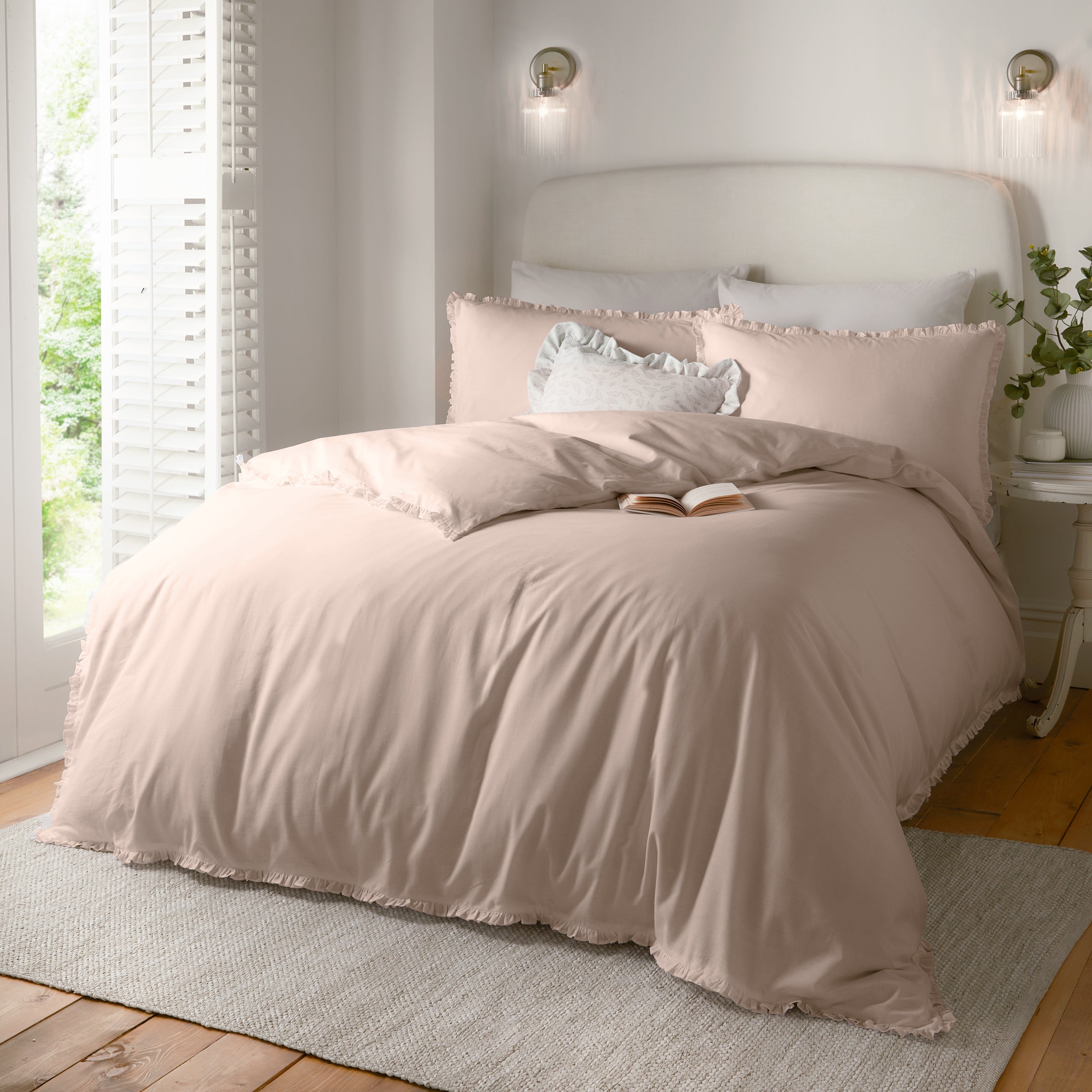 Tilly 100% Cotton Ruffle Duvet Cover Set