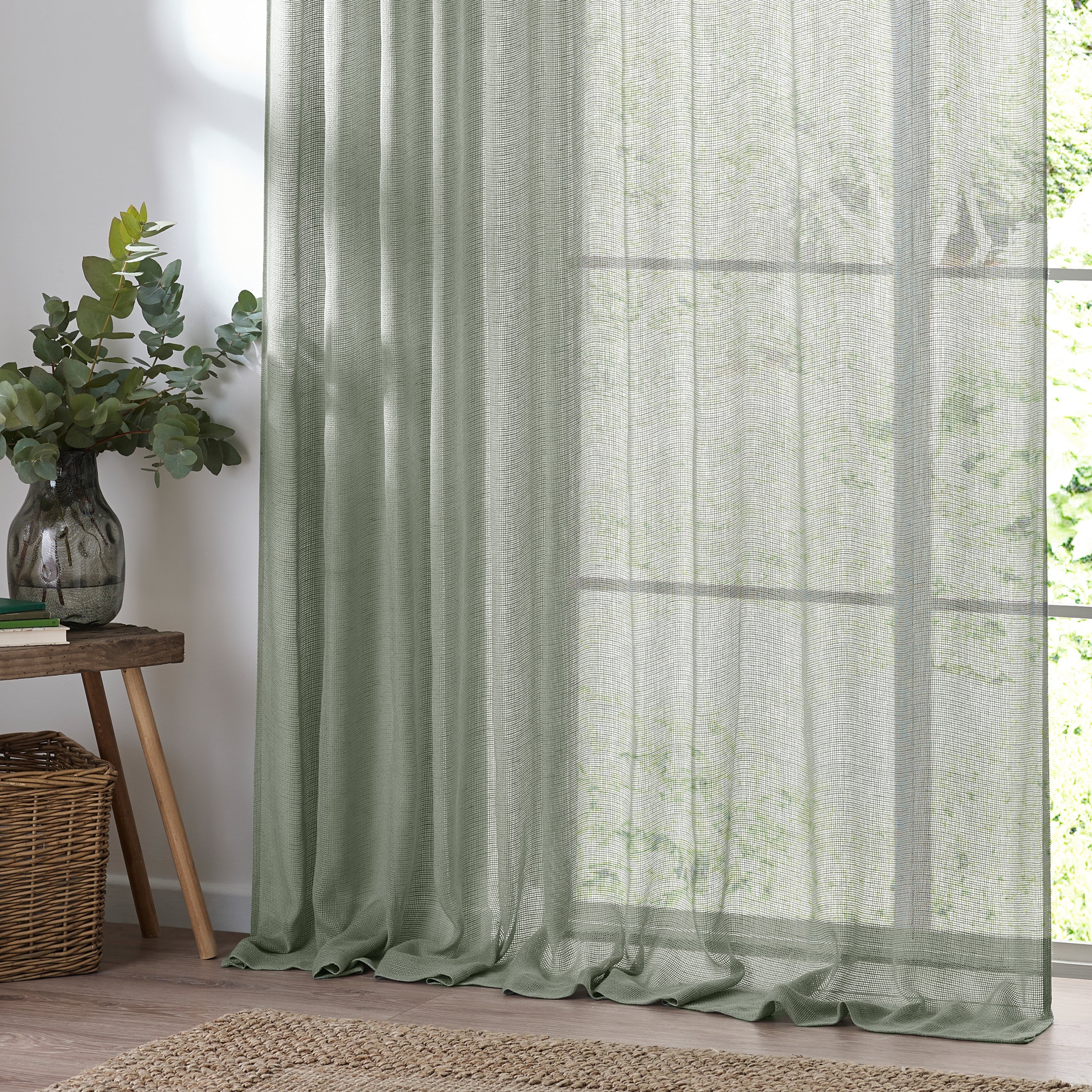 Nimbus Sheer Tie Top Curtain Panel