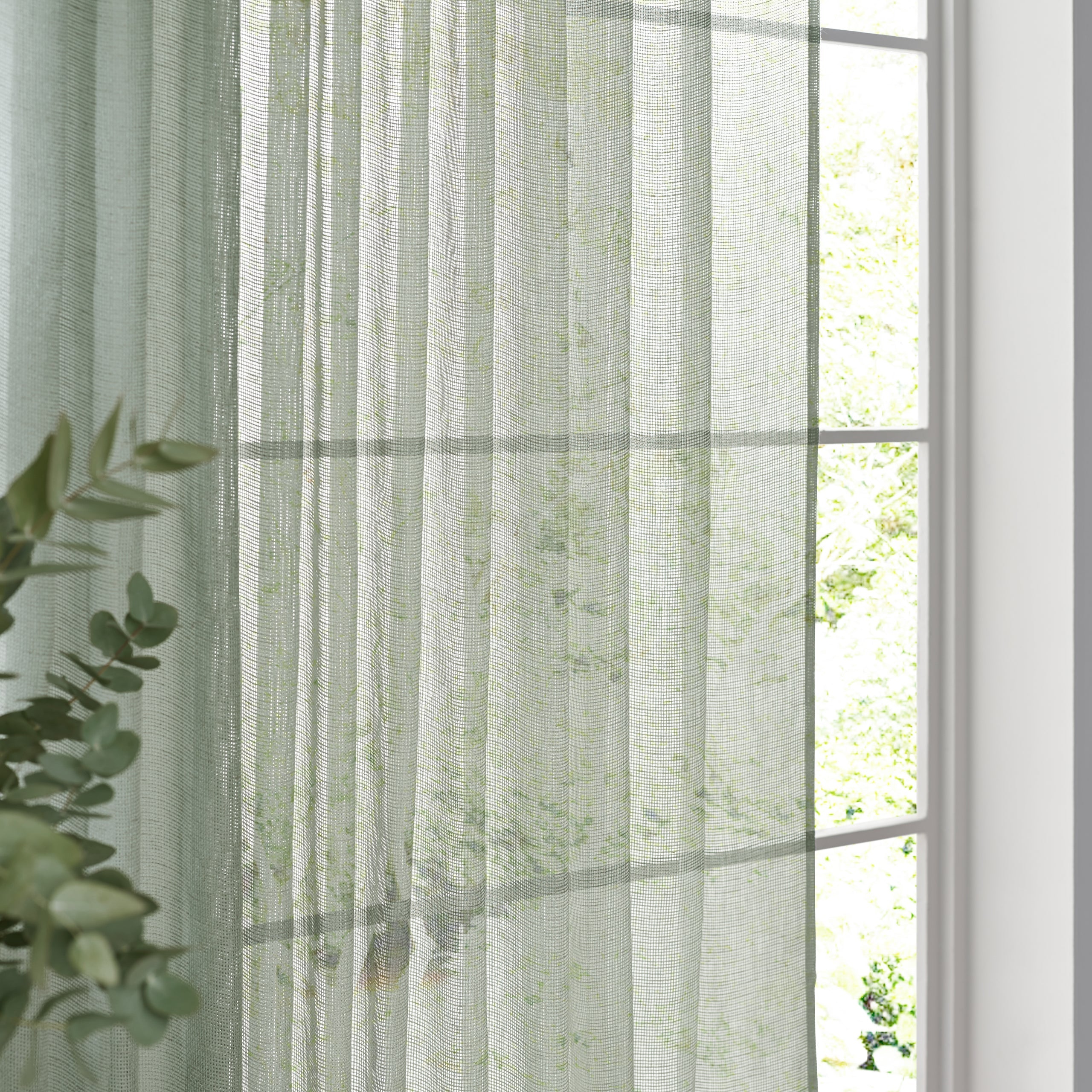 Nimbus Sheer Tie Top Curtain Panel