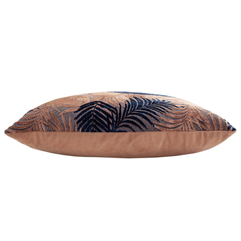Palm Grove Velvet Jacquard Cushion