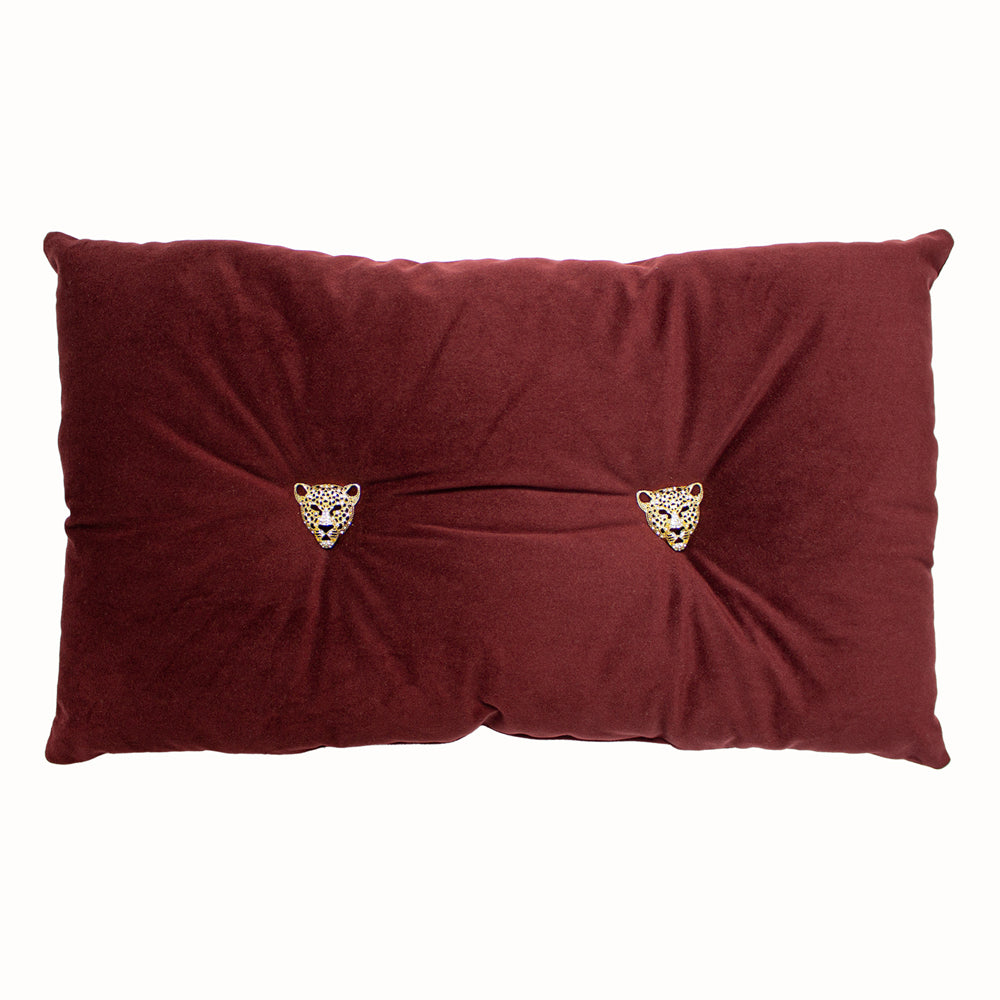 Panther Velvet Cushion