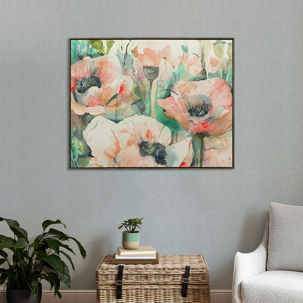 Papavera Framed Canvas