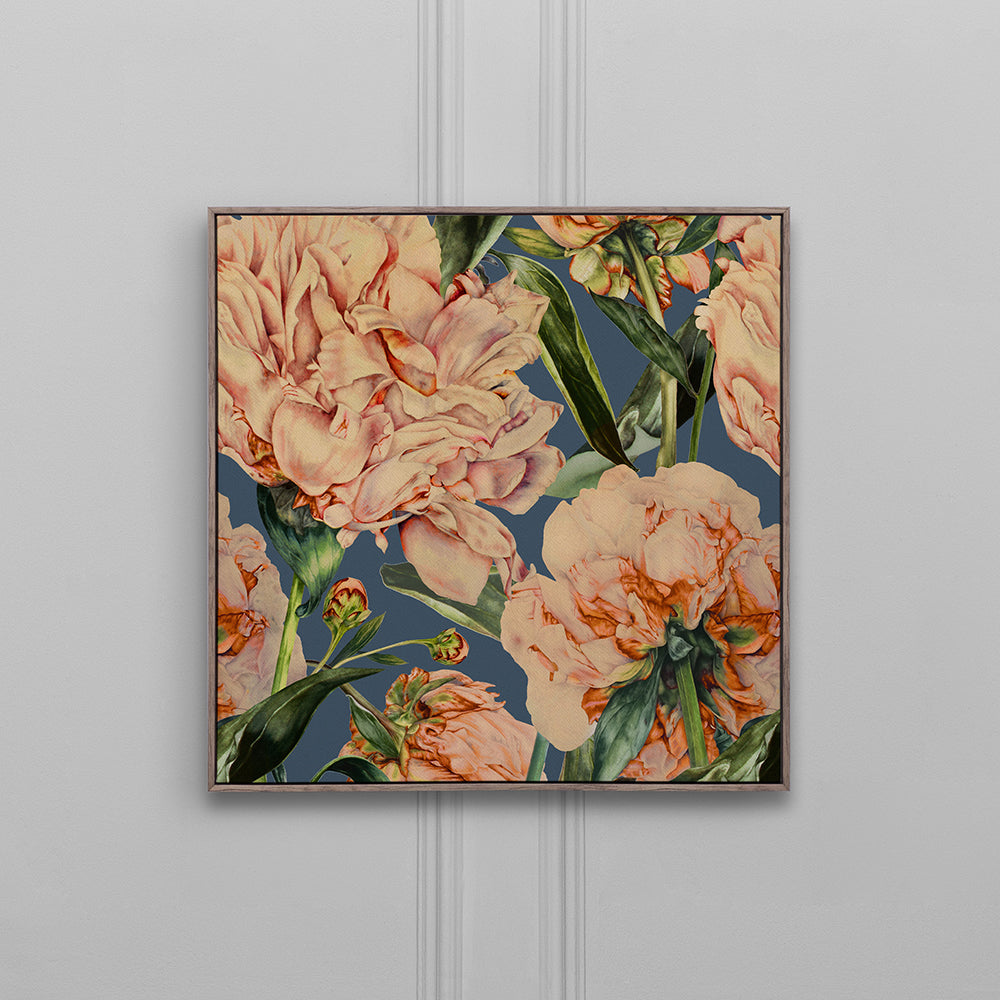 Parcevall Coral Framed Canvas
