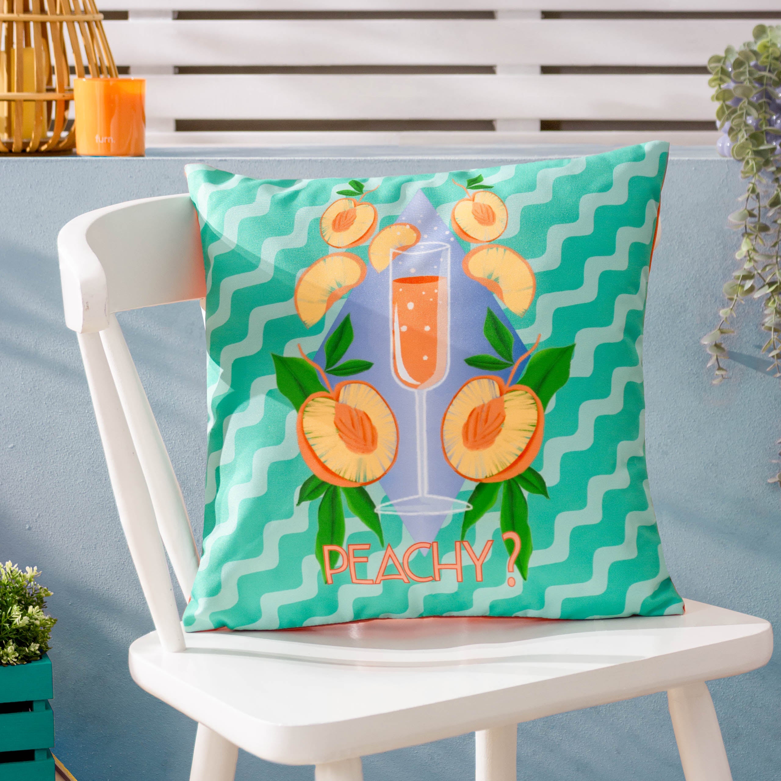 Peachy Outdoor Cushion