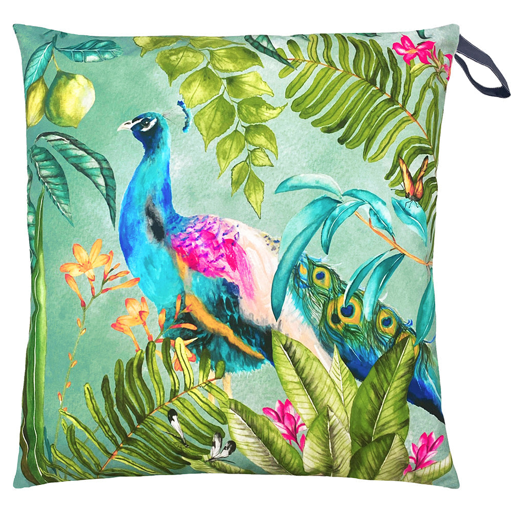 Peacock Large 70cm Outdoor Floor Cushion