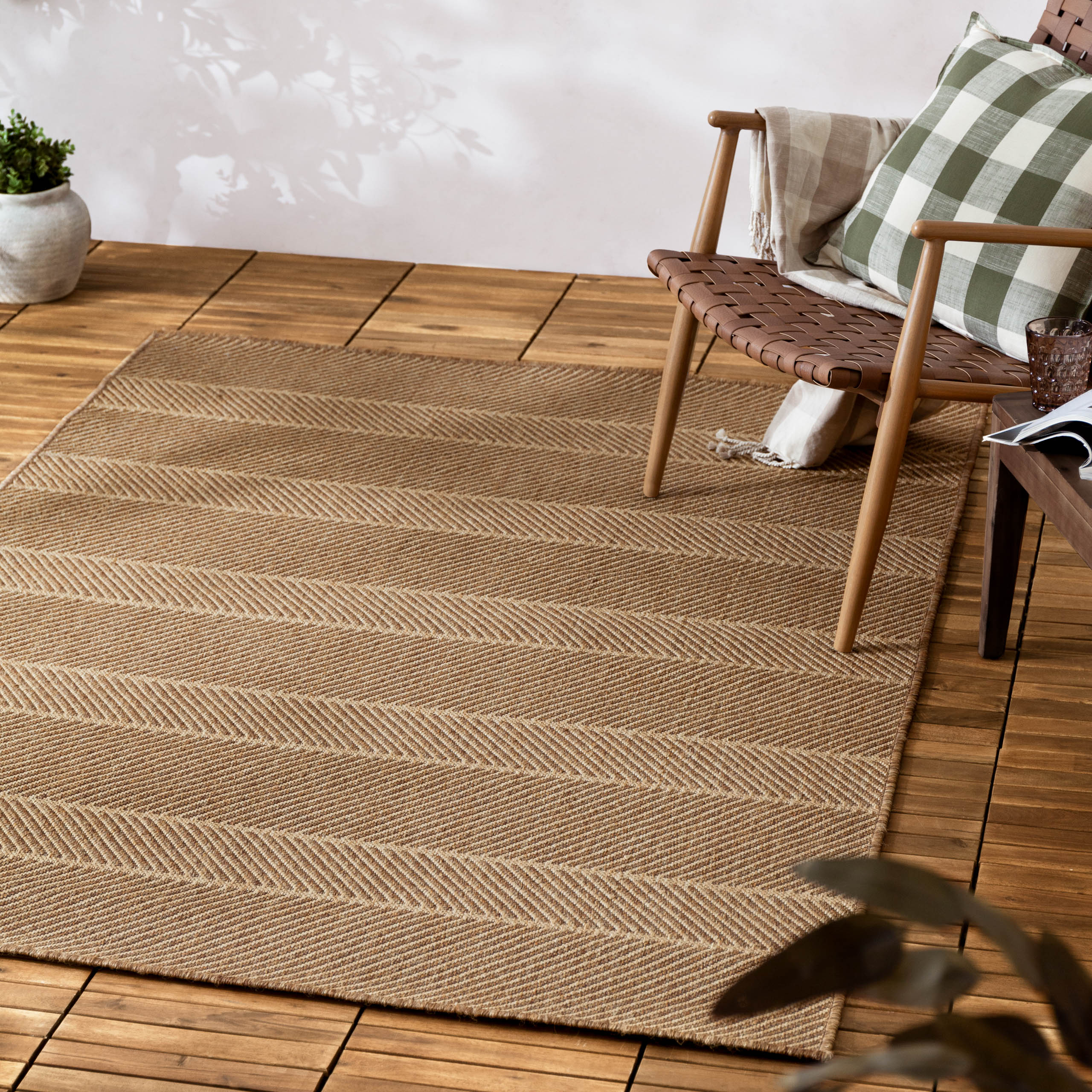 Pentle Jute Effect Indoor/Outdoor Rug