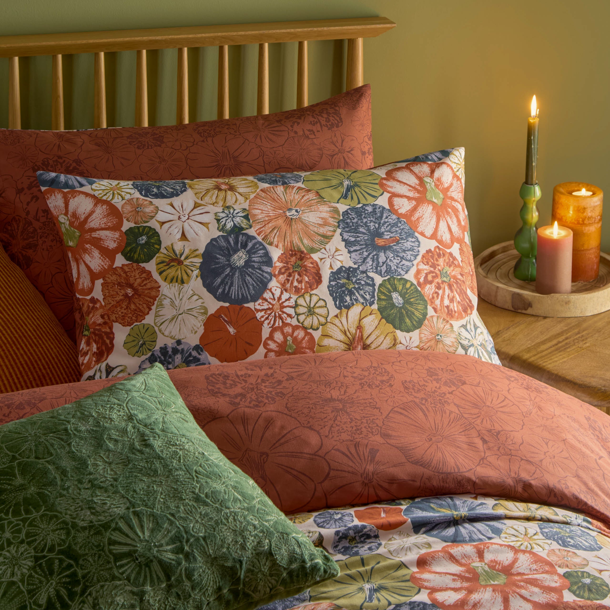 Picking Patch Pumpkin Duvet Cover Set