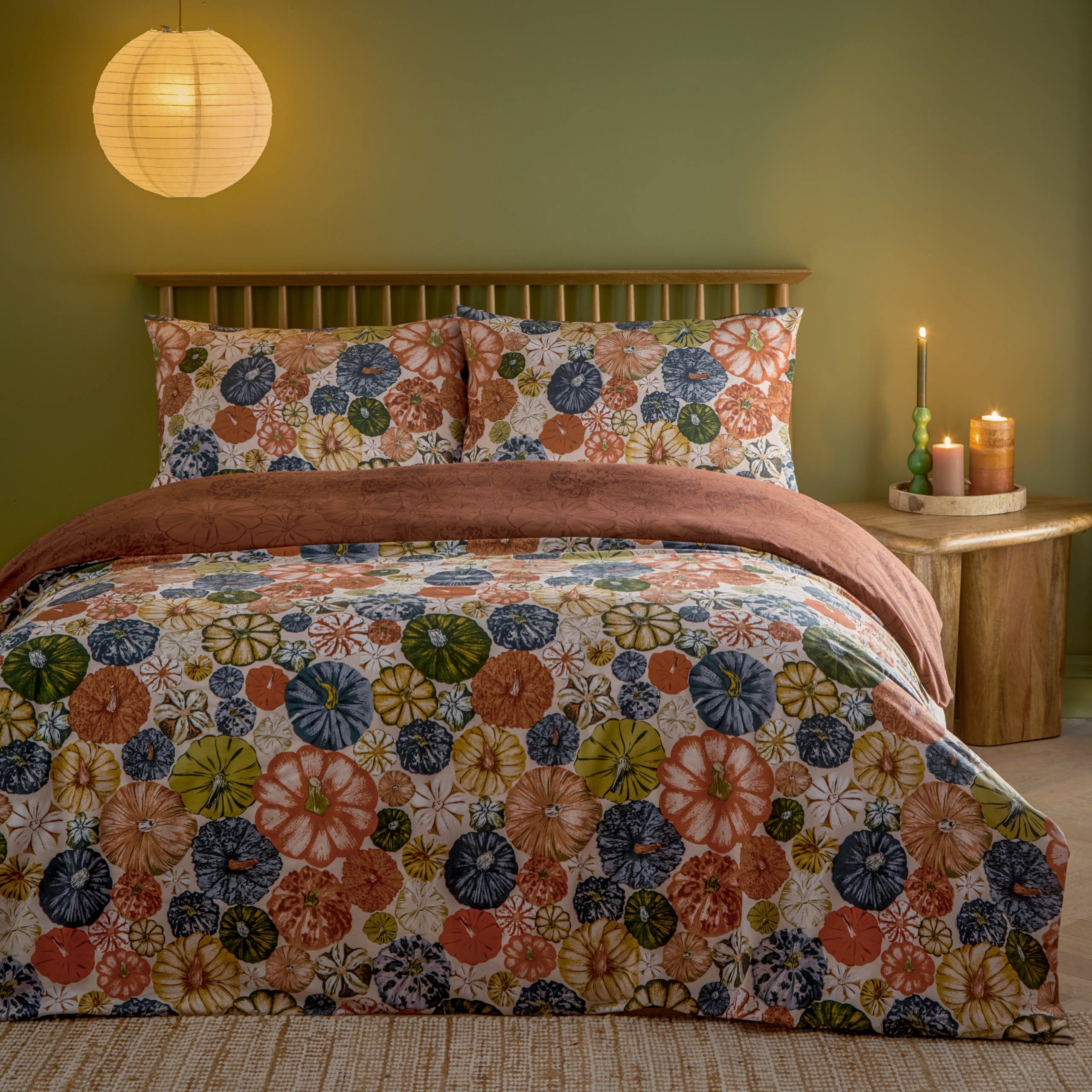 Picking Patch Pumpkin Duvet Cover Set