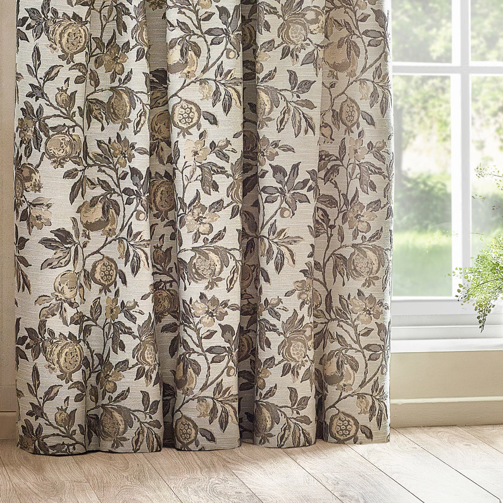 Pomegranate Pencil Pleat Curtains