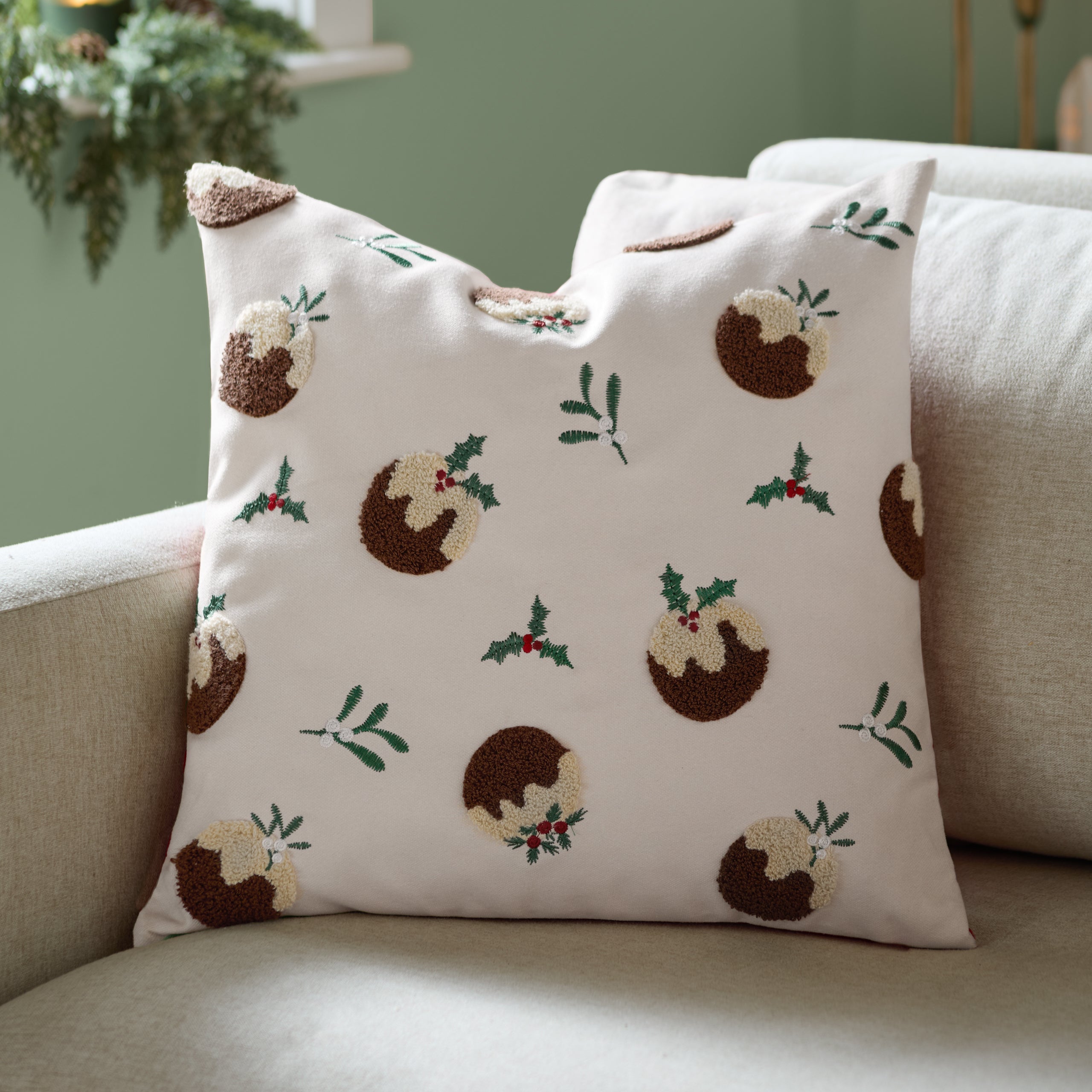 Puddings Tufted Velvet Cushion
