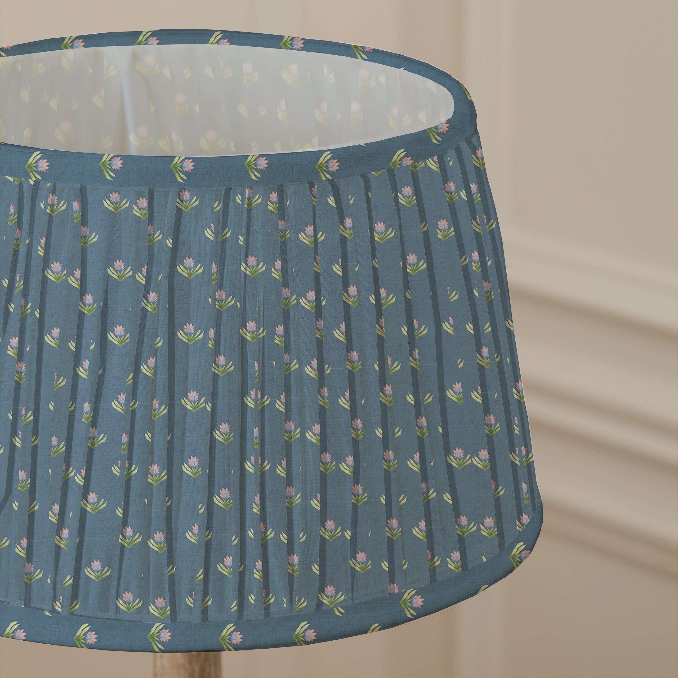 Raja Pleated Tapered Lamp Shade