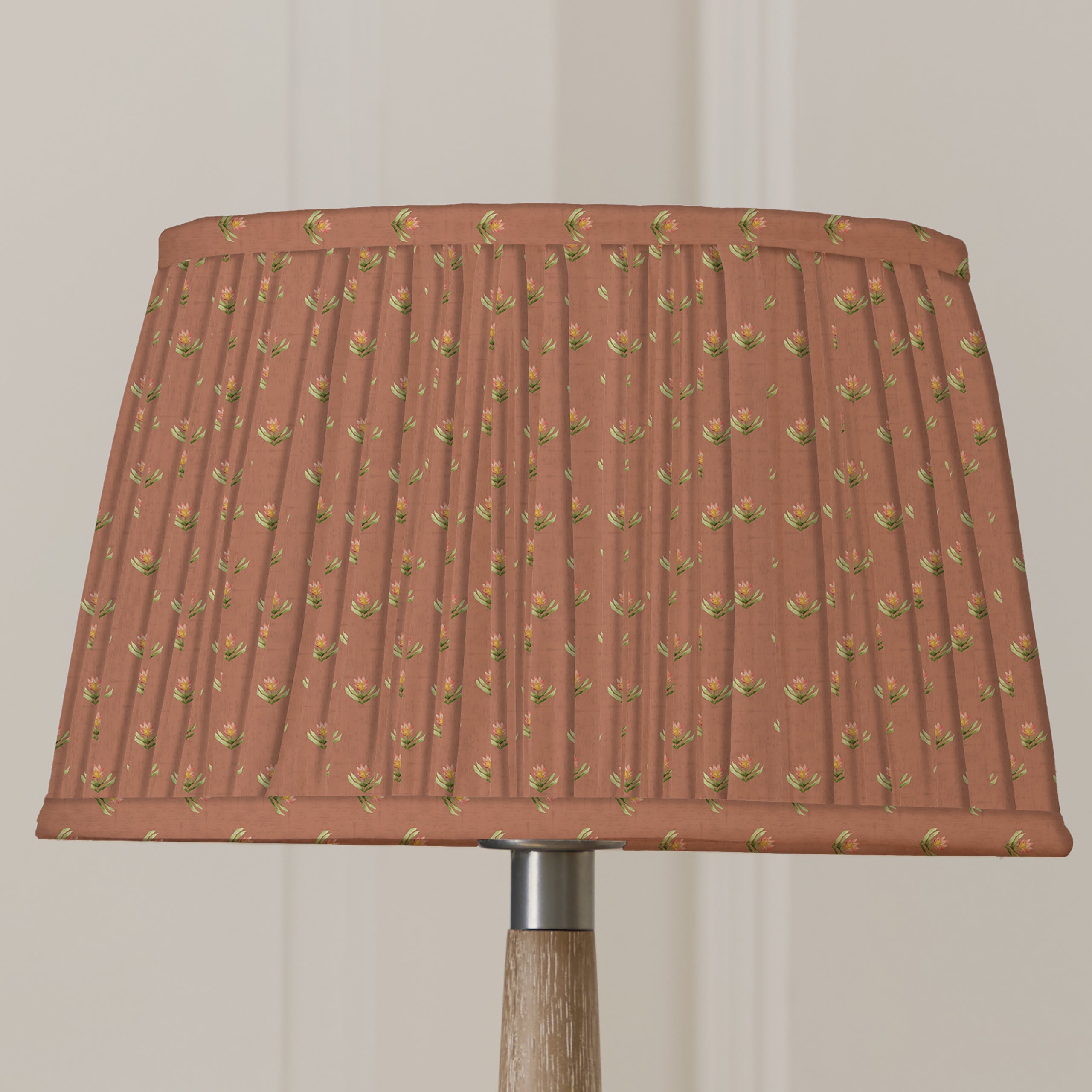 Raja Pleated Tapered Lamp Shade