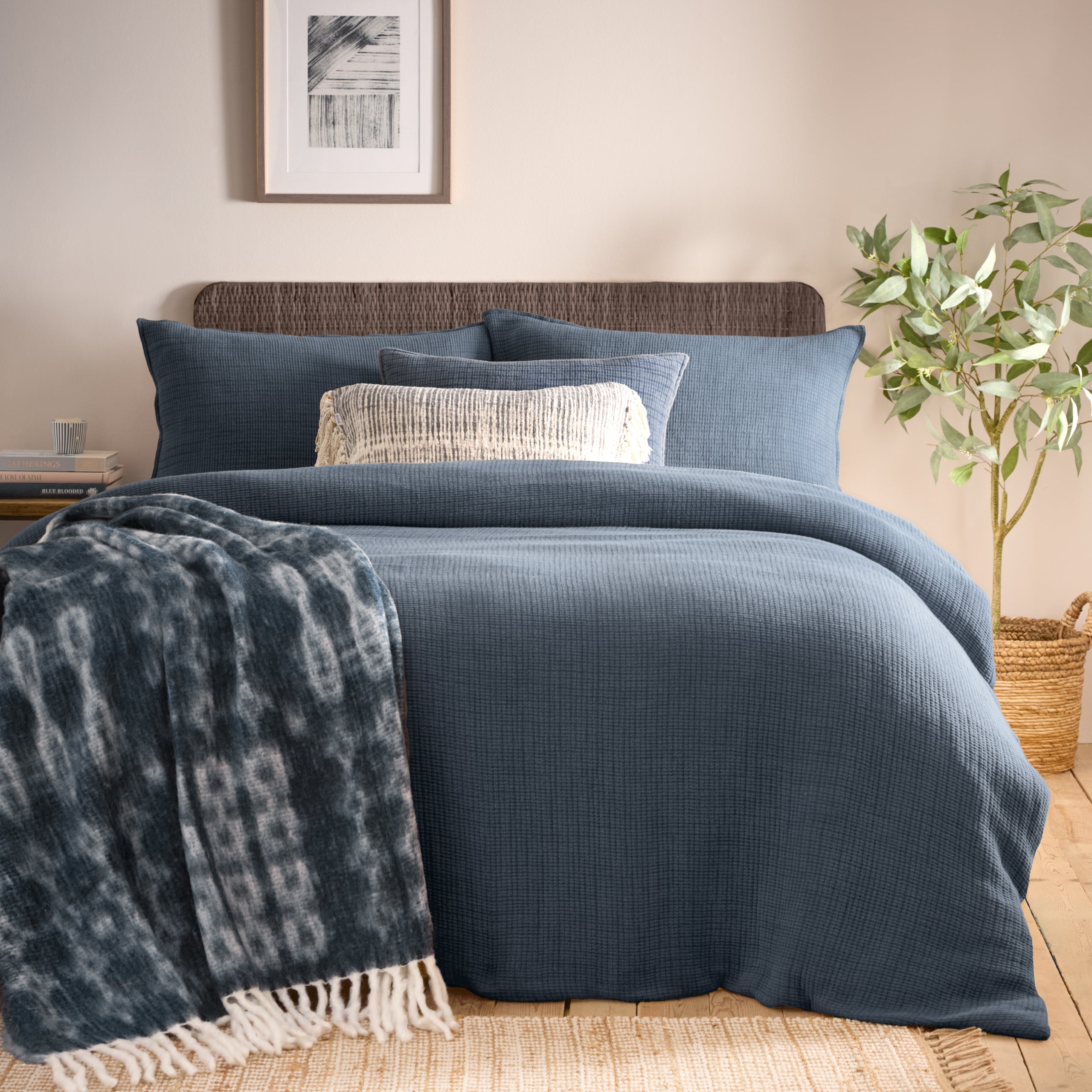 Ribble Acid Washed Duvet Cover Set