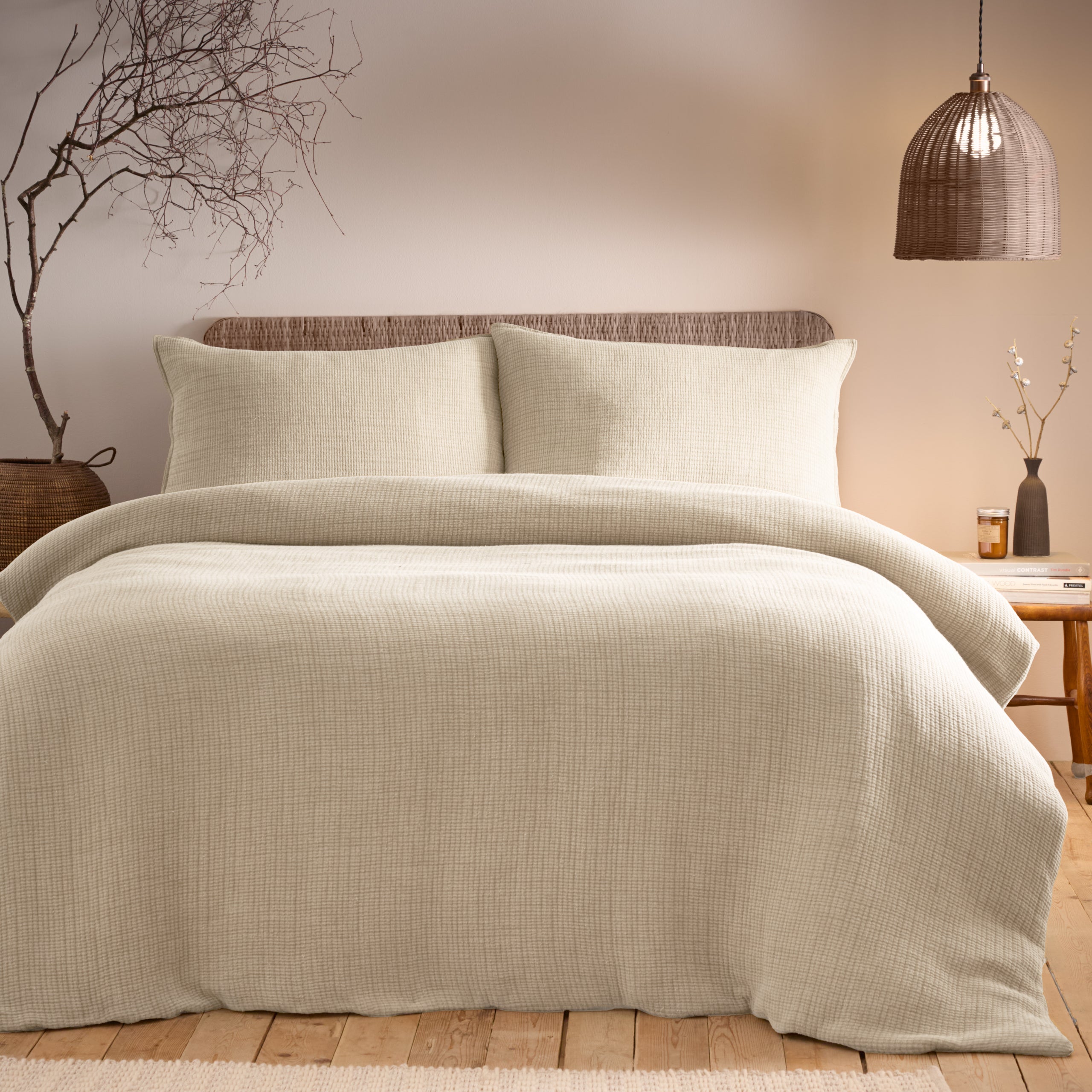 Ribble Acid Washed Duvet Cover Set