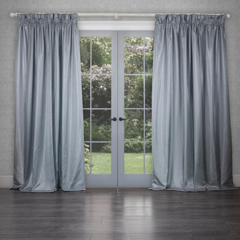 Sereno Woven Pencil Pleat Curtains