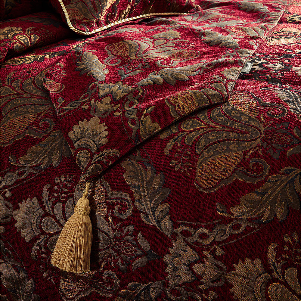 Shiraz Jacquard Chenille Bed Runner