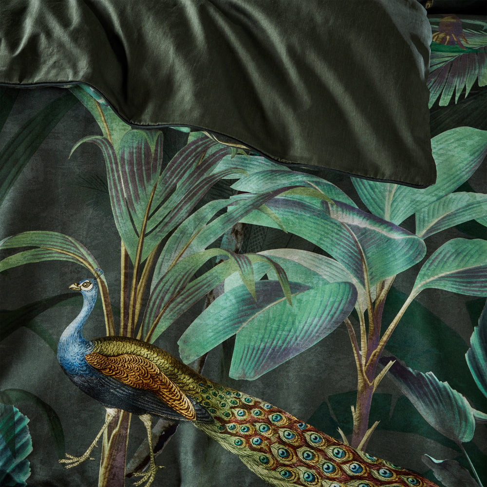 Siona Tropical 100% Cotton Duvet Cover Set