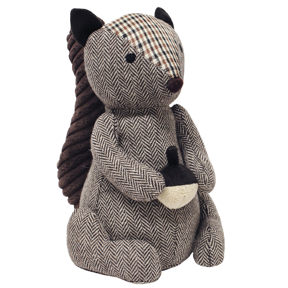 Squirrel Herringbone Novelty Door Stop