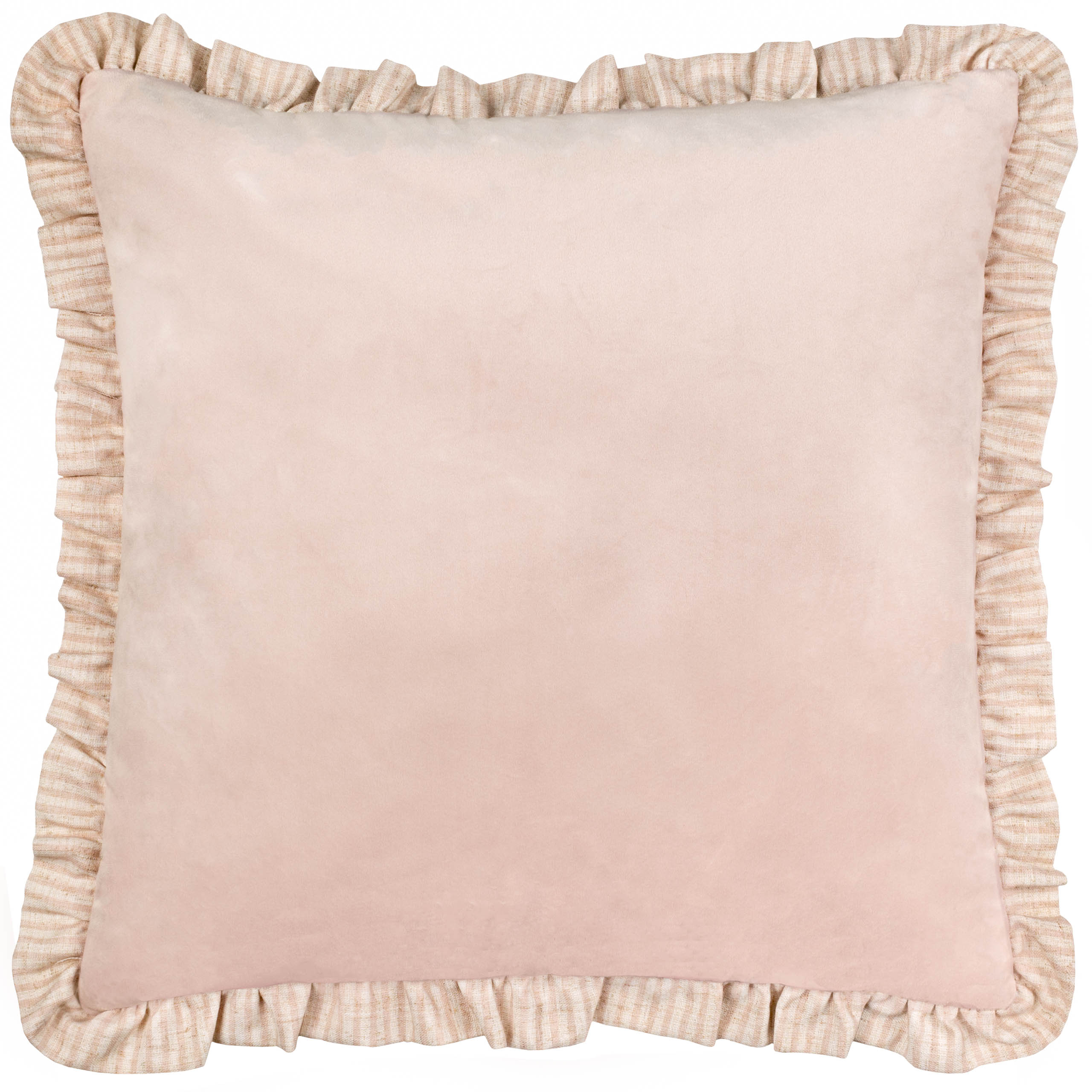 Solene Ruffle Matte Velvet Cushion