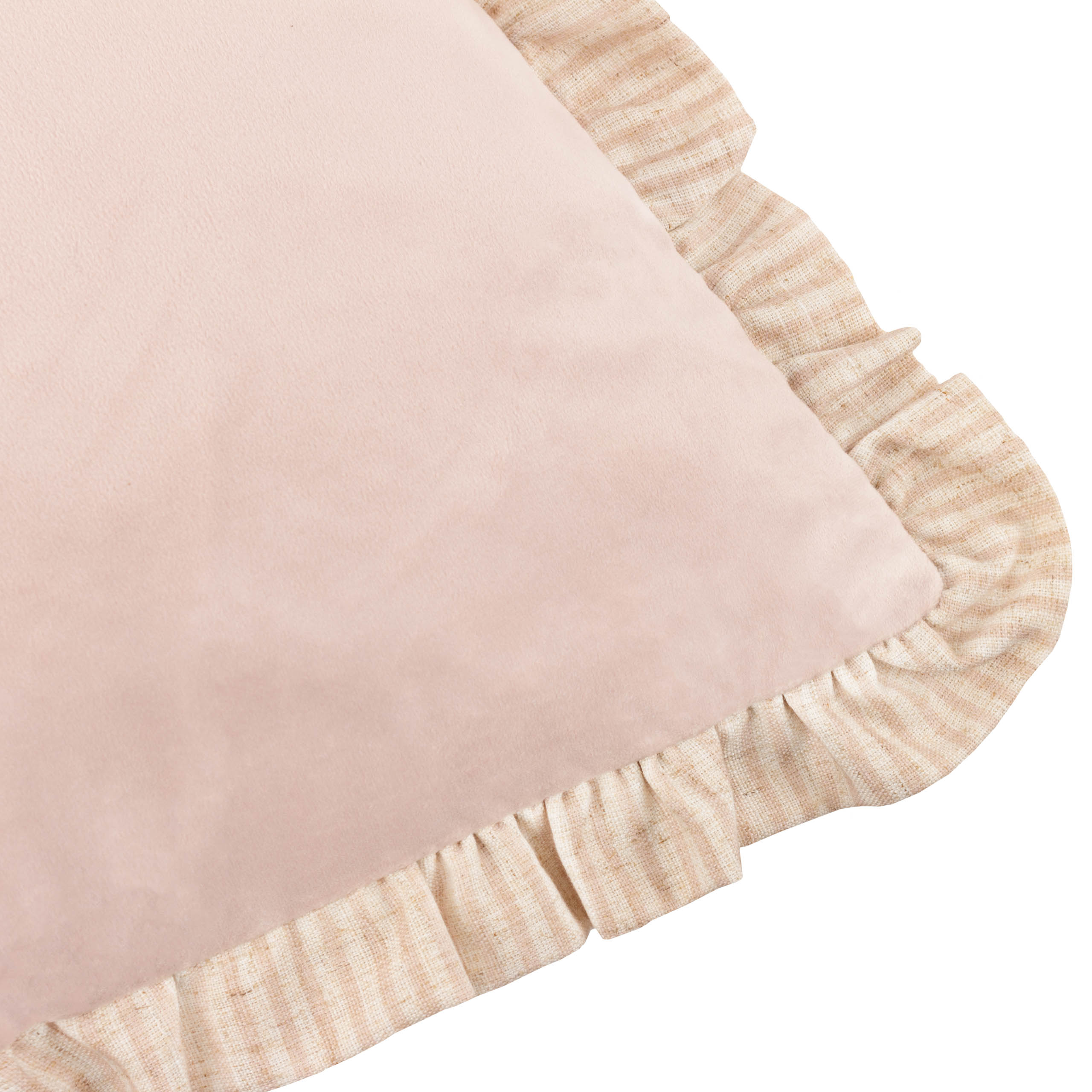 Solene Ruffle Matte Velvet Cushion