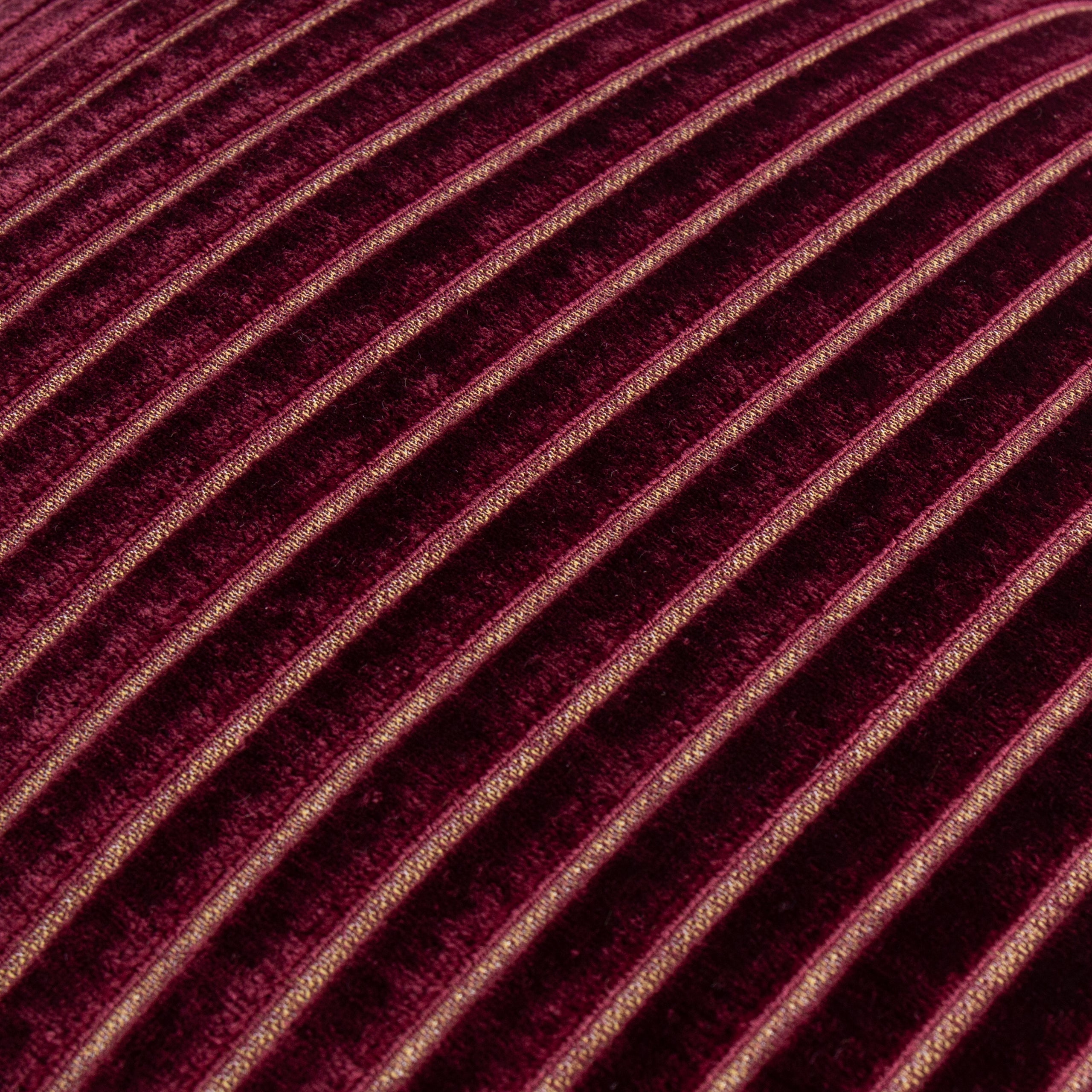 Savoy Stripe Velvet Cushion