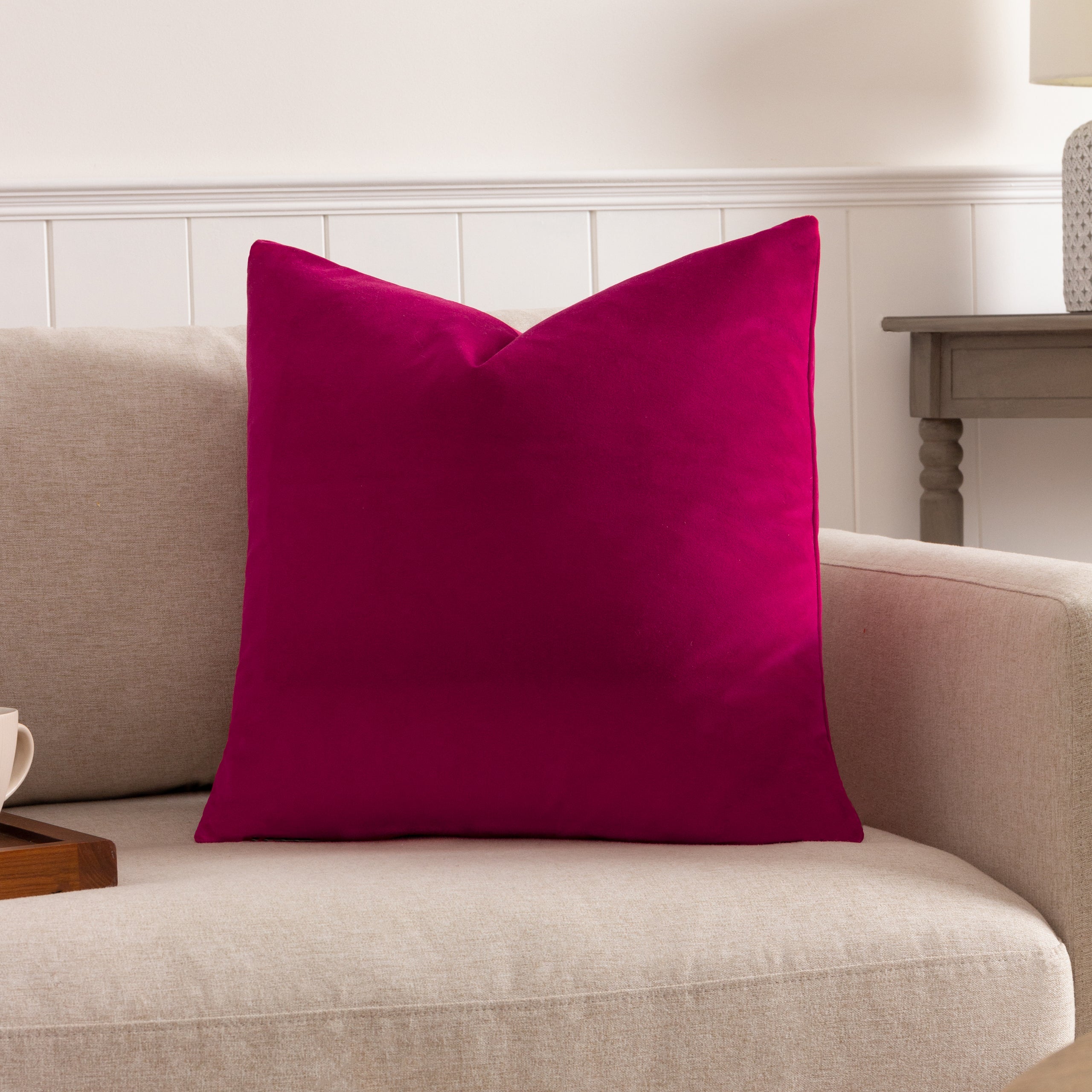 Sunningdale Velvet Square Cushion